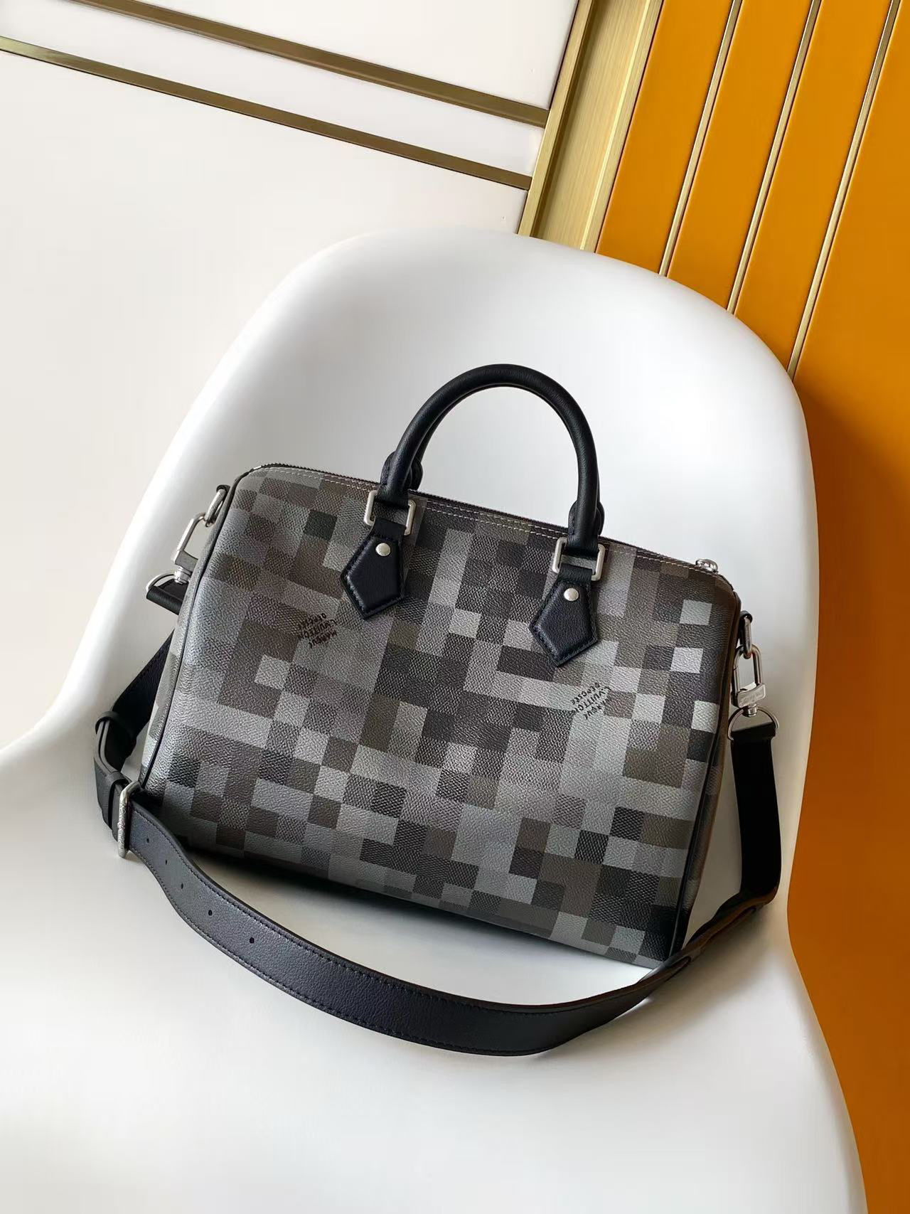 Louis Vuitton Speedy Soft 30 Boho Monogram Handbag - Image 3