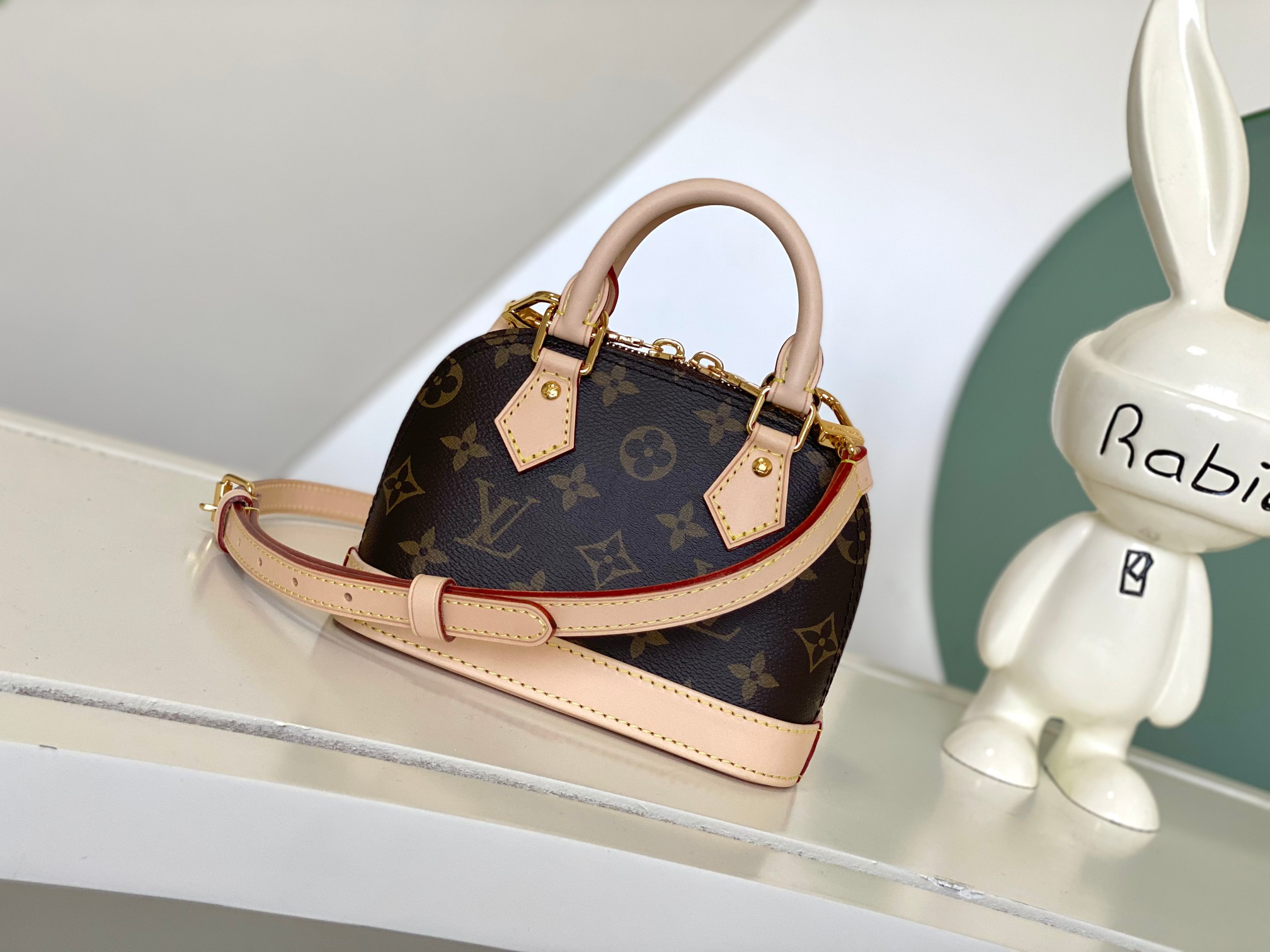 Louis Vuitton Alma Nano Monogram Canvas Handbag - Image 3