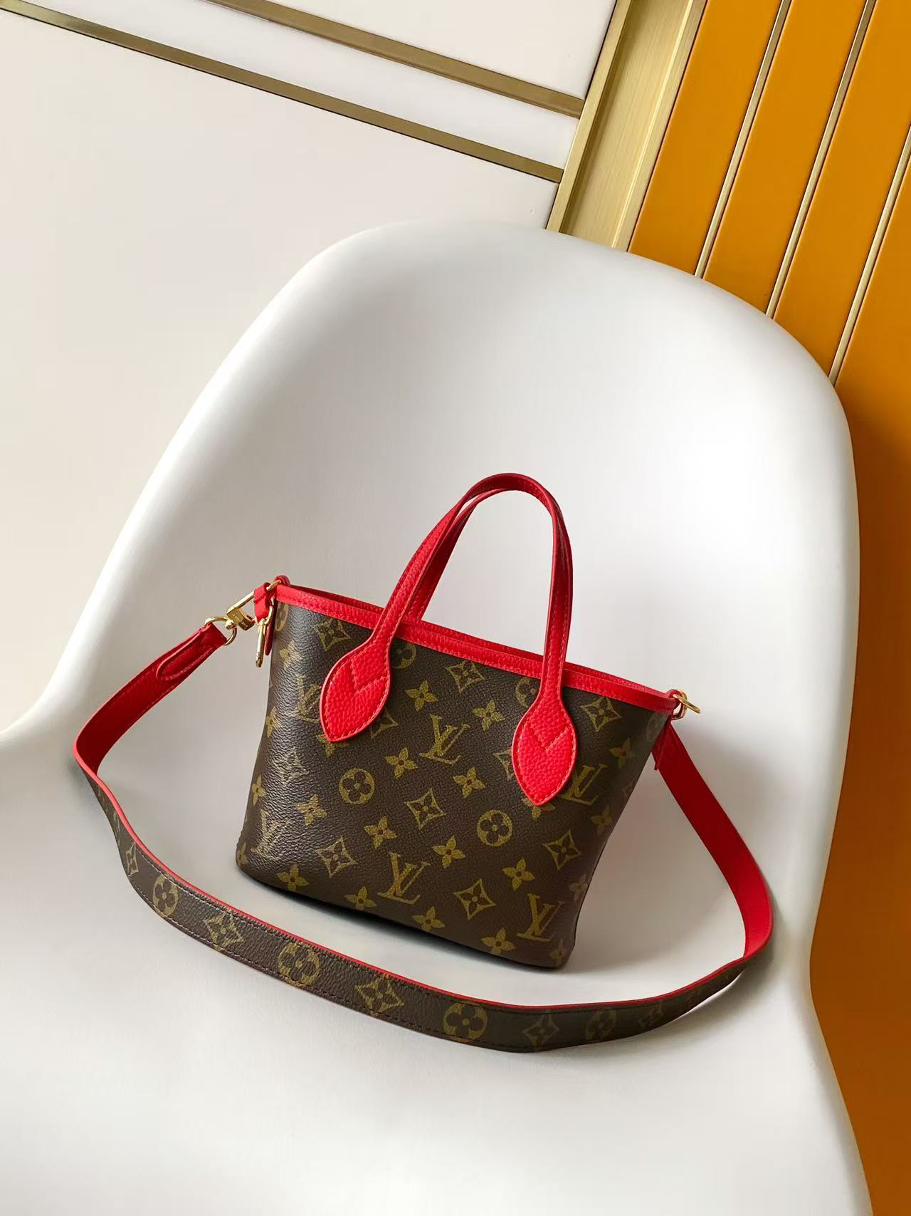 Louis Vuitton Neverfull Bandoulière Inside Out BB Tote Bag - Image 3