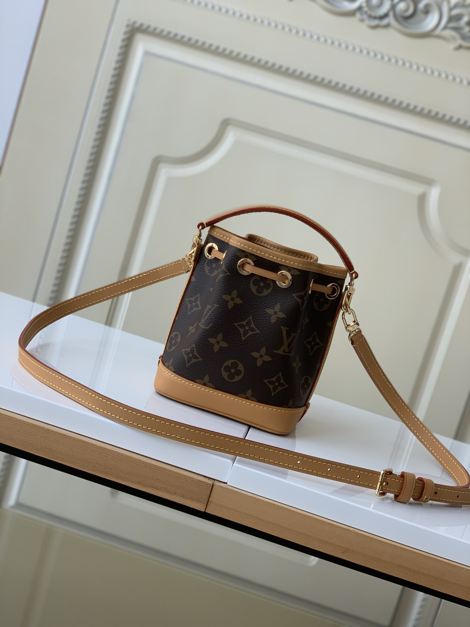 Louis Vuitton Nano Noé Monogram Crossbody Bag - Image 3