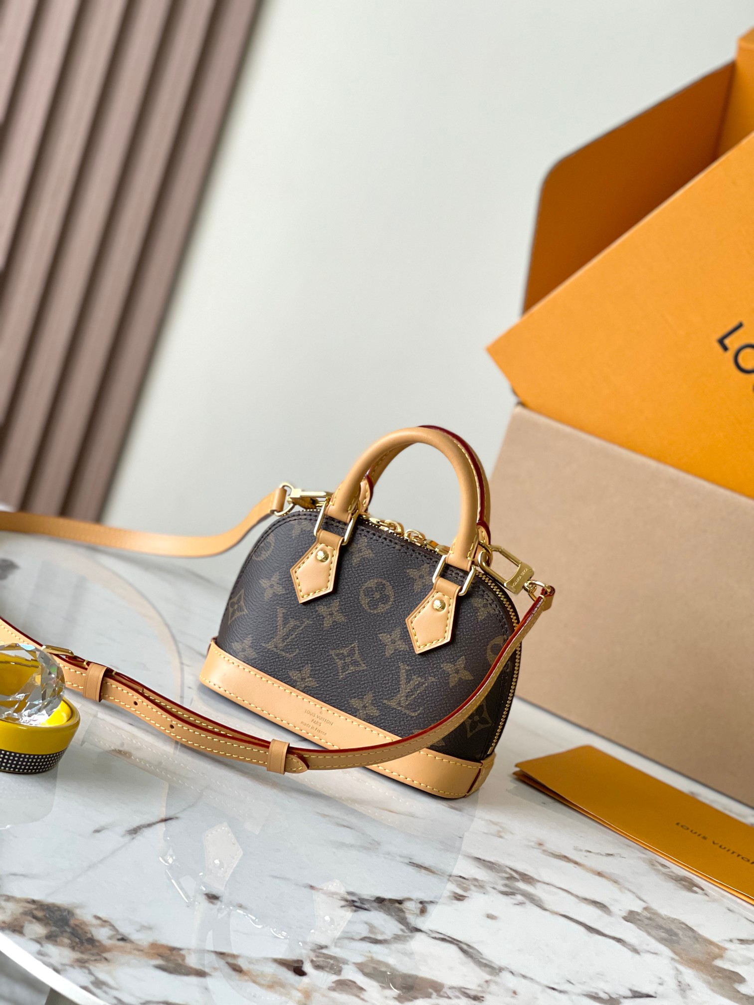 Louis Vuitton Nano Alma Monogram Handbag - Image 3