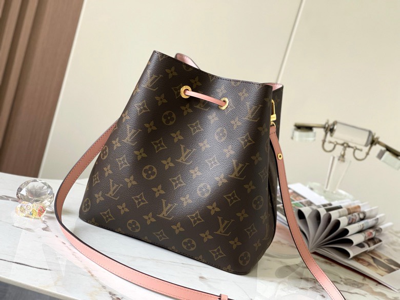 NÉONOÉ M44022 Pink Chip Handbag - Image 3