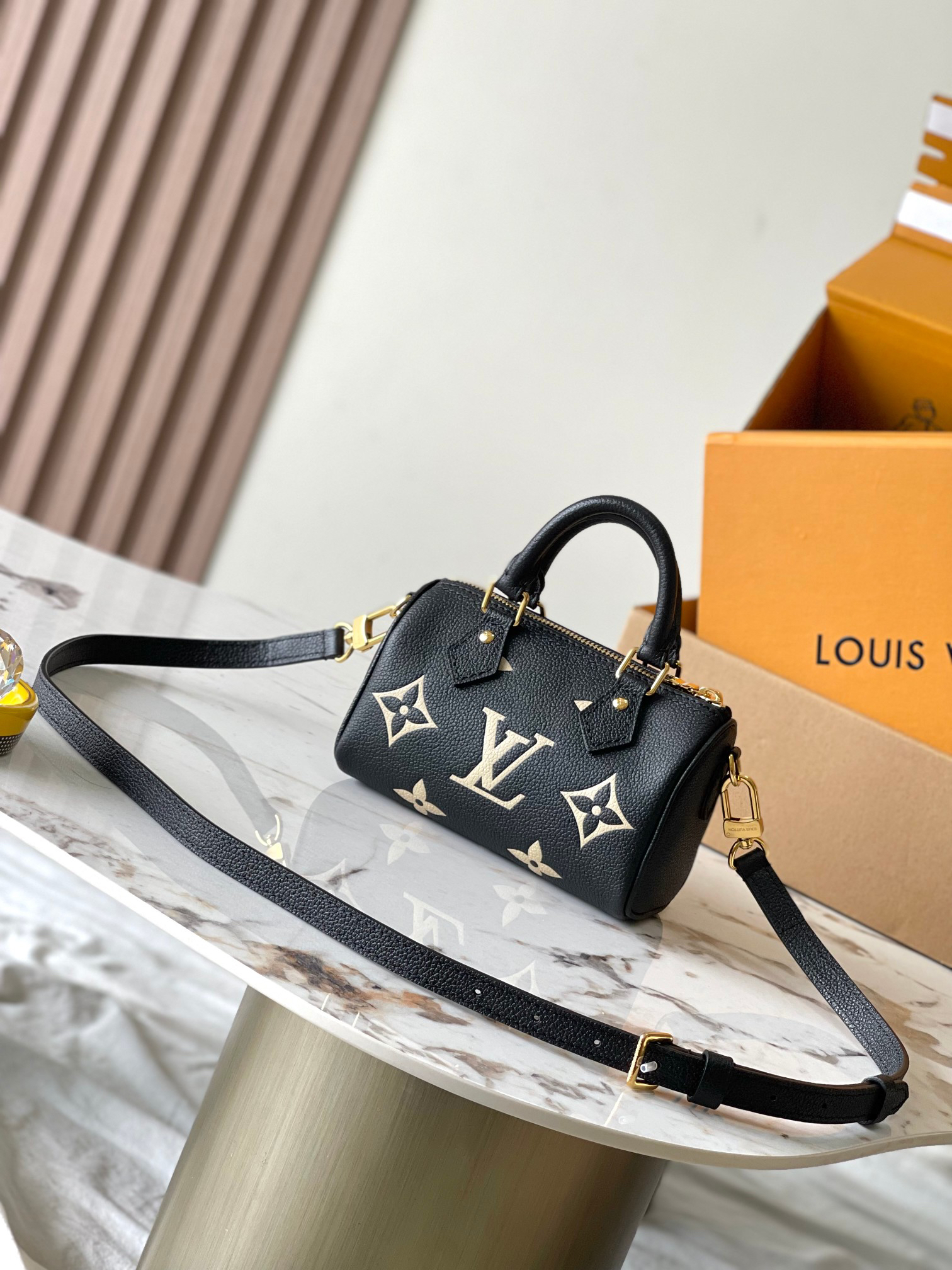 Nano Speedy Leather Crossbody Bag - Image 3