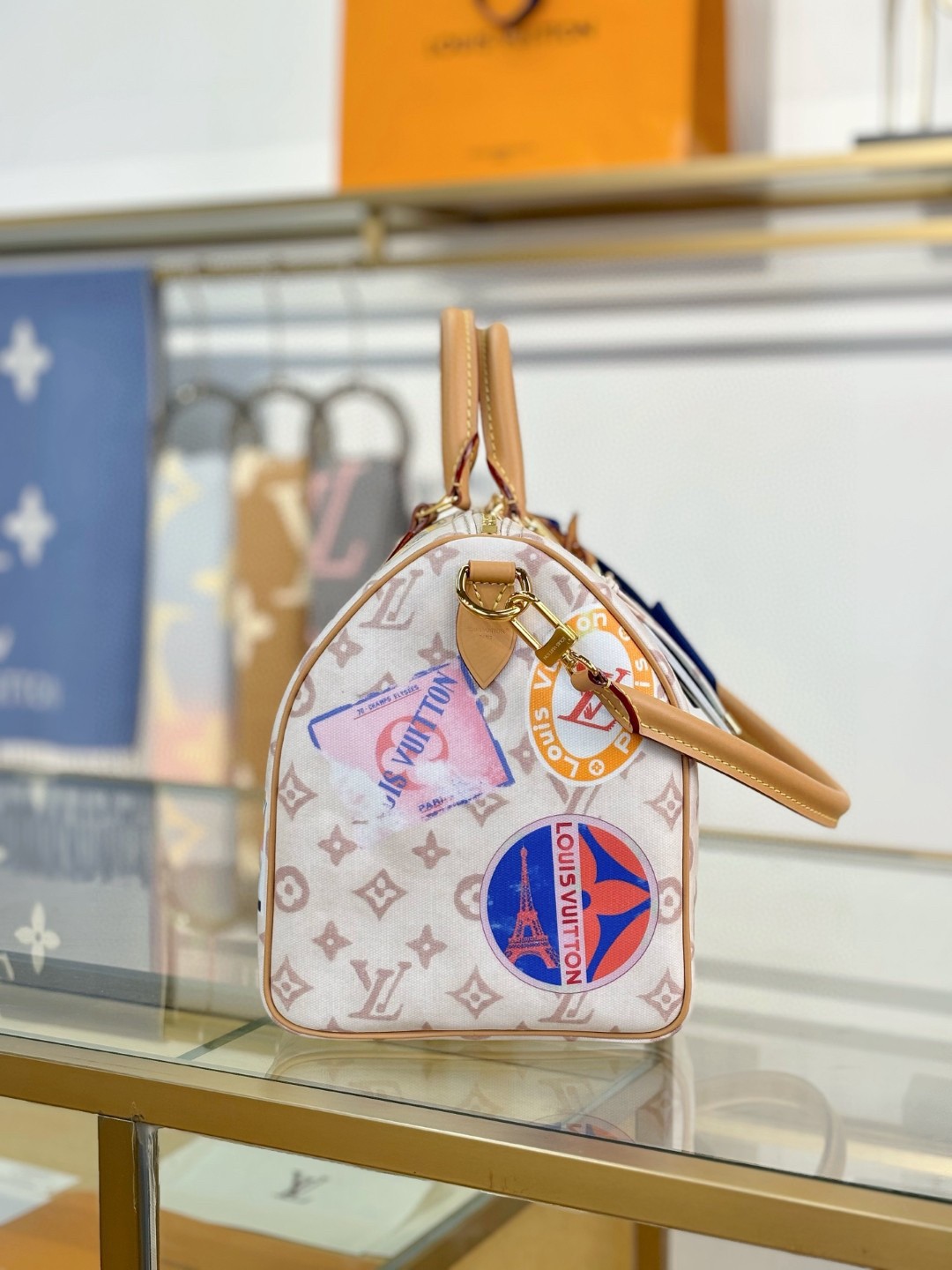 Speedy 30 Leather Handbag - Image 3