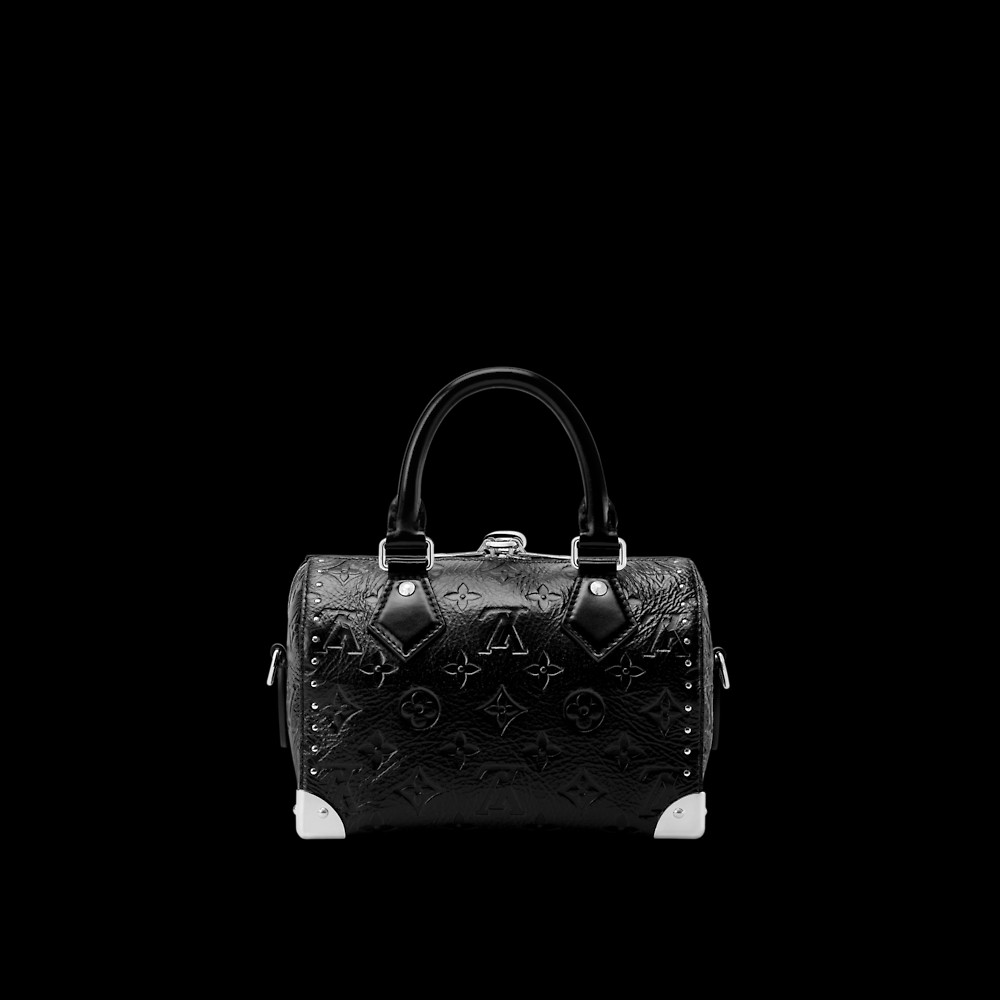Louis Vuitton Speedy Trunk 20 Leather Crossbody Bag - Image 3