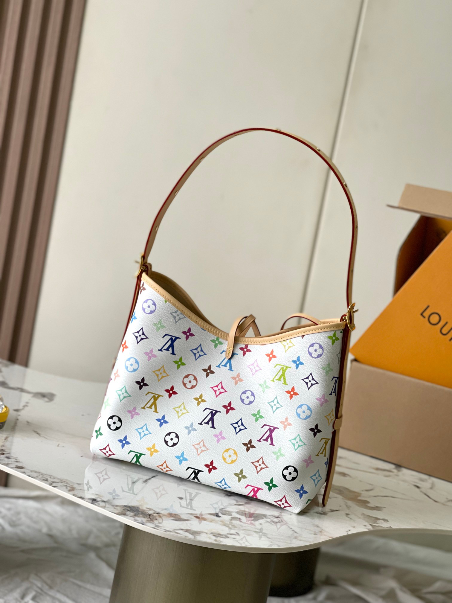 Leather Carryall Handbag - Image 3