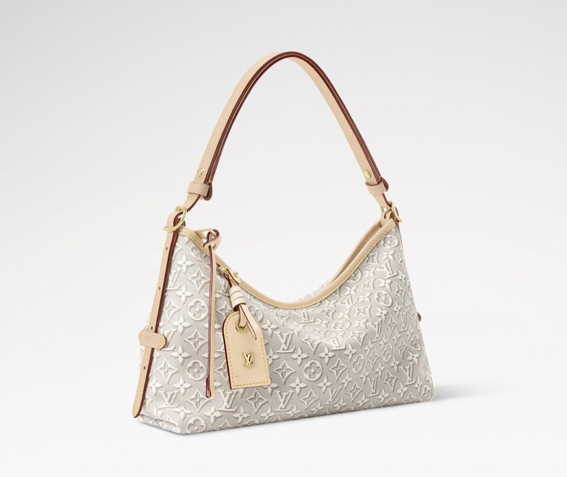 Louis Vuitton Carryall East-West Monogram Emblème Handbag M2A136, Beige-Gray - Image 3