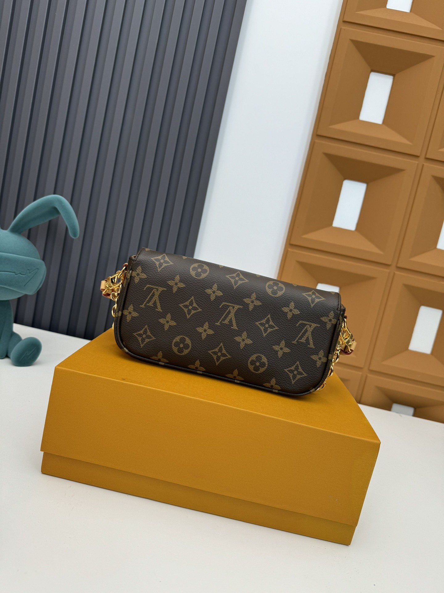 Wallet On Chain Monogram Crossbody Bag - Image 3