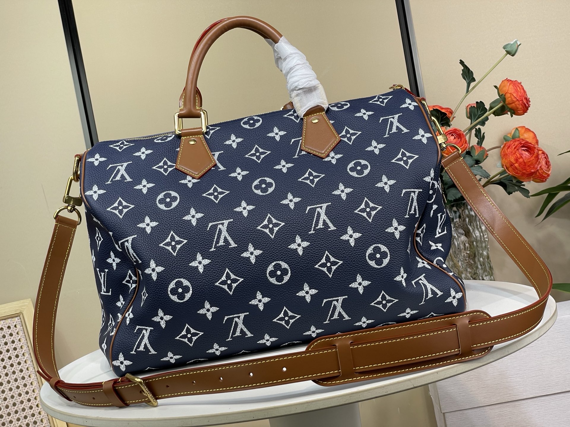 Louis Vuitton Speedy P9 Bandoulière 40 Monogram Leather Handbag - Image 3