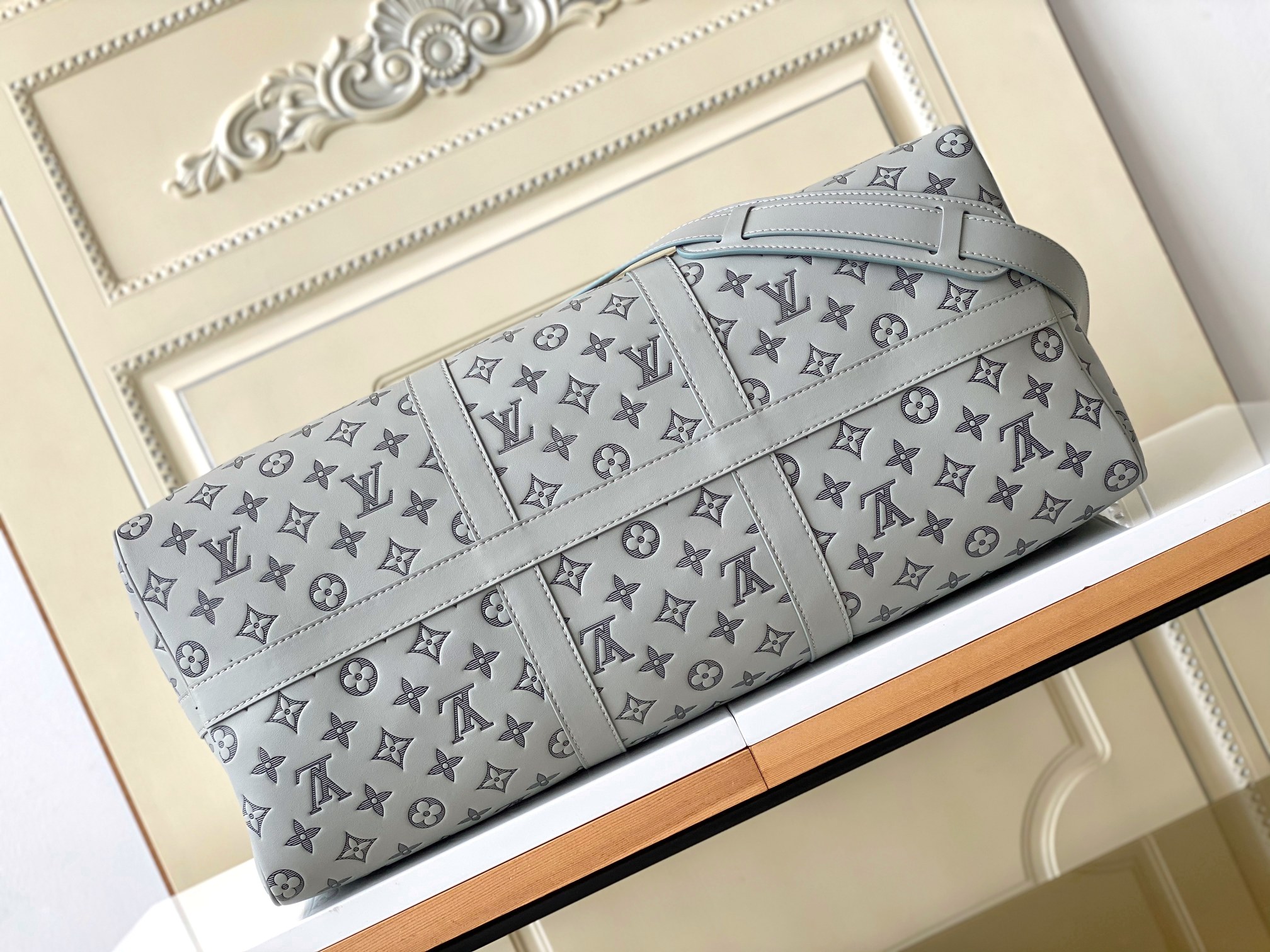 Louis Vuitton Keepall Travel Bag M46117 Monogram Shadow - Image 3
