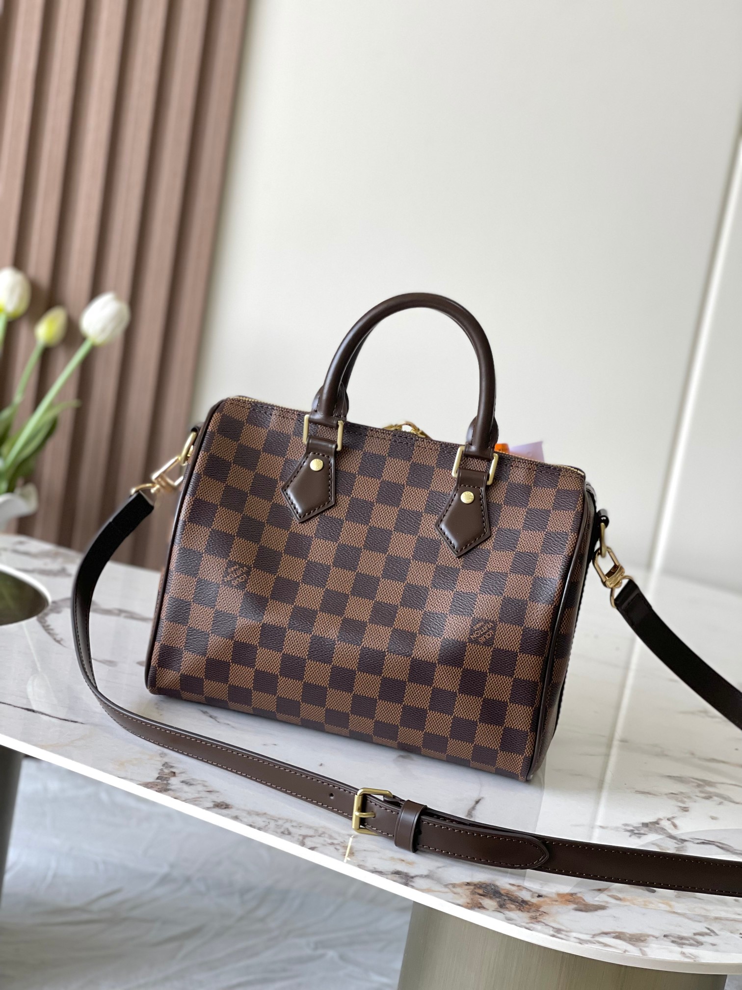 Louis Vuitton Speedy 25 Monogram Canvas Handbag - Image 3