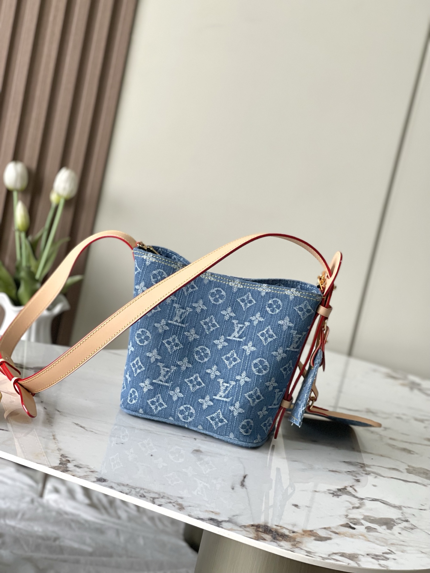Louis Vuitton All In BB Denim Bucket Bag M28107 - Image 3