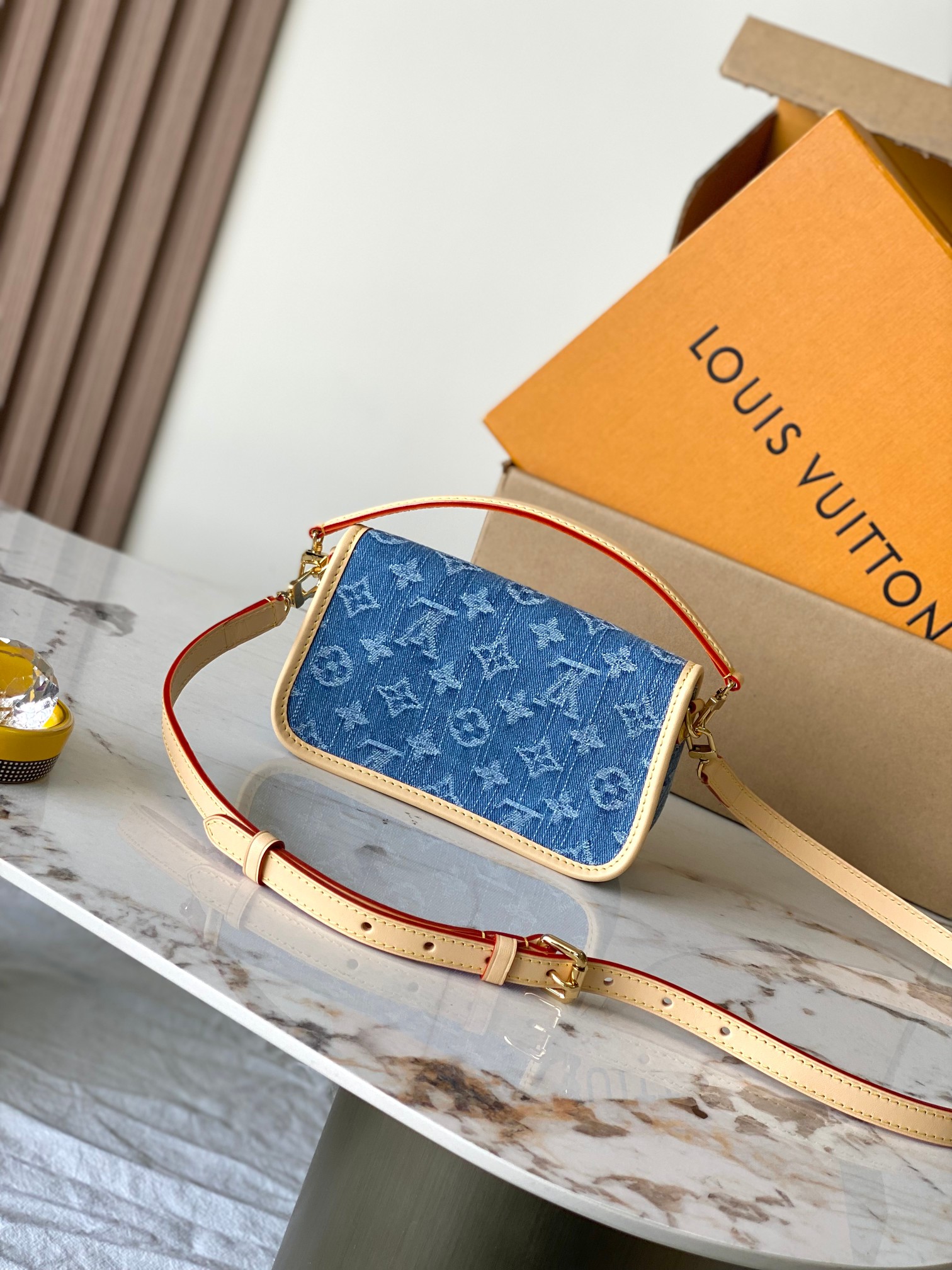 Nano Diane Denim Shoulder Bag - Image 3