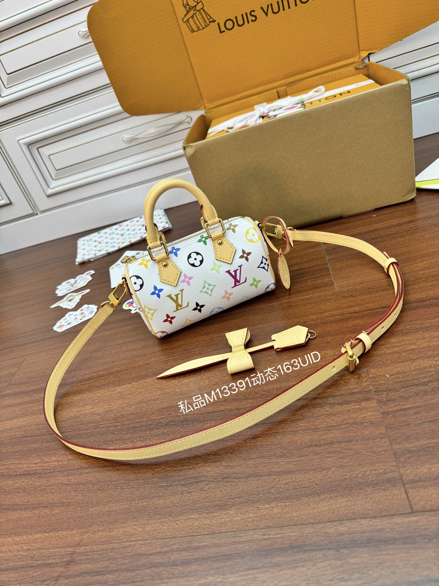 Louis Vuitton x Takashi Murakami Nano Speedy Handbag M13391 - Image 3