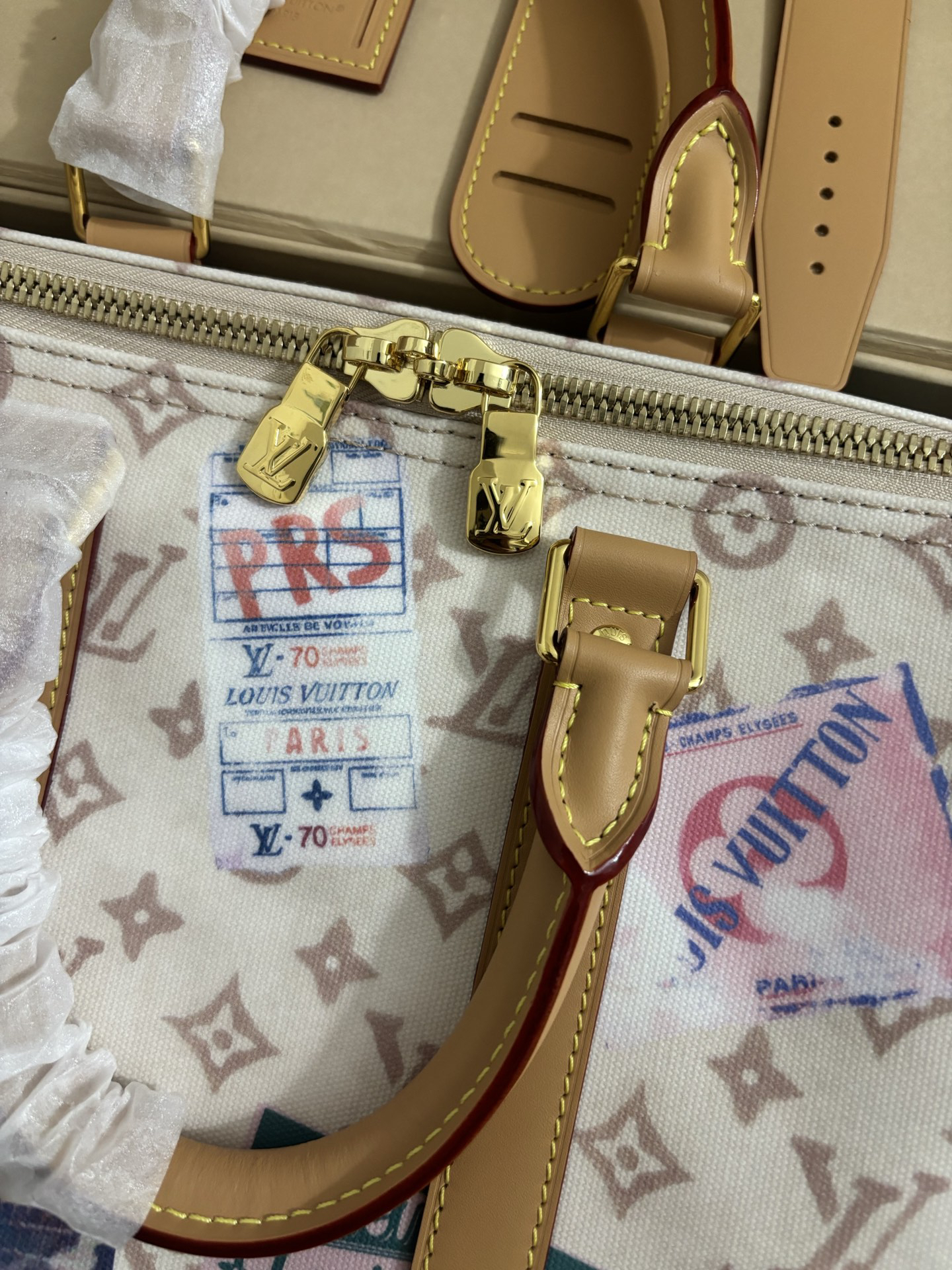 Louis Vuitton Keepall Bandoulière 45 Travel Bag - Image 3