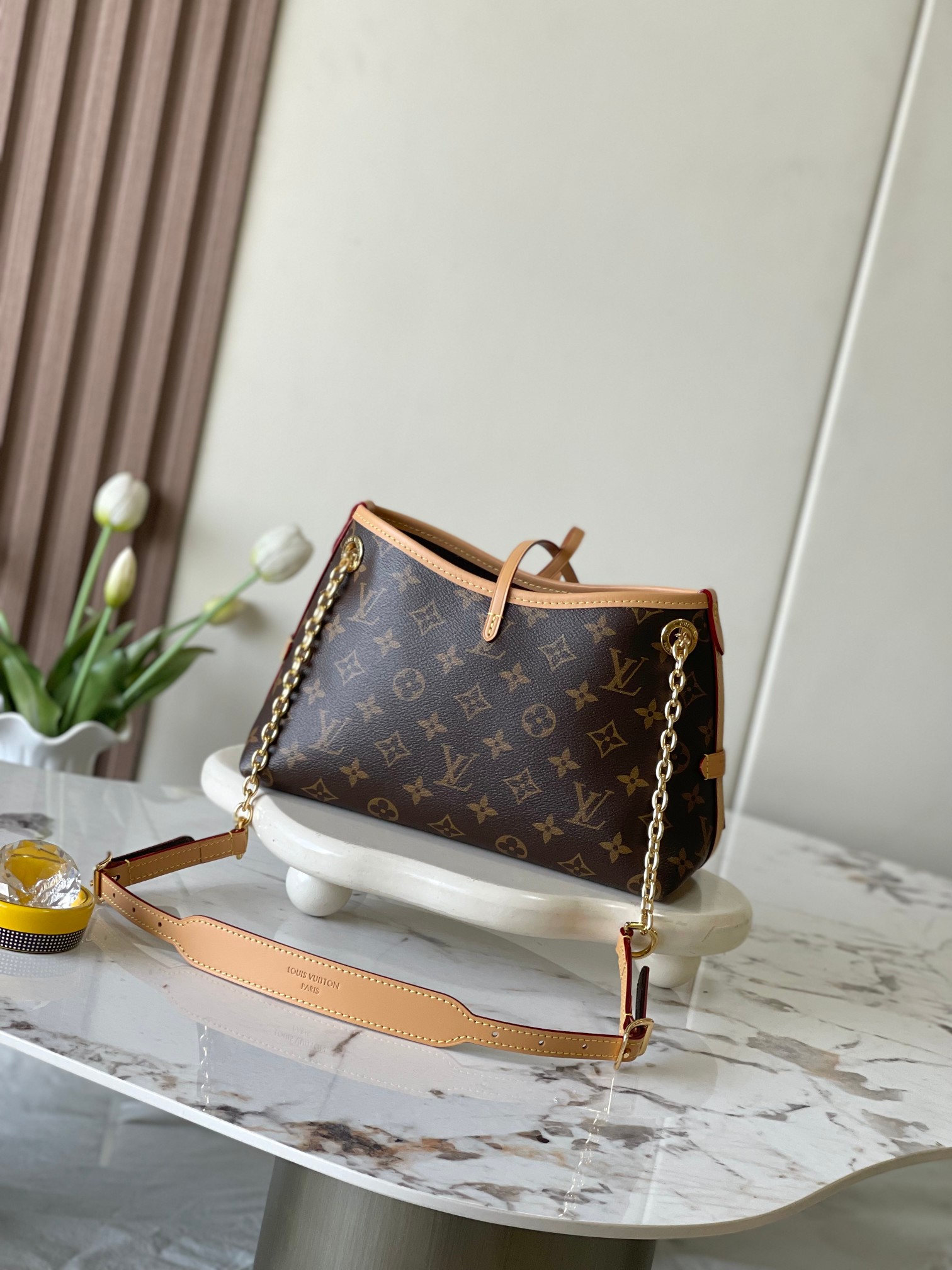 Louis Vuitton CarryAll BB Monogram Canvas Crossbody Bag - Image 3