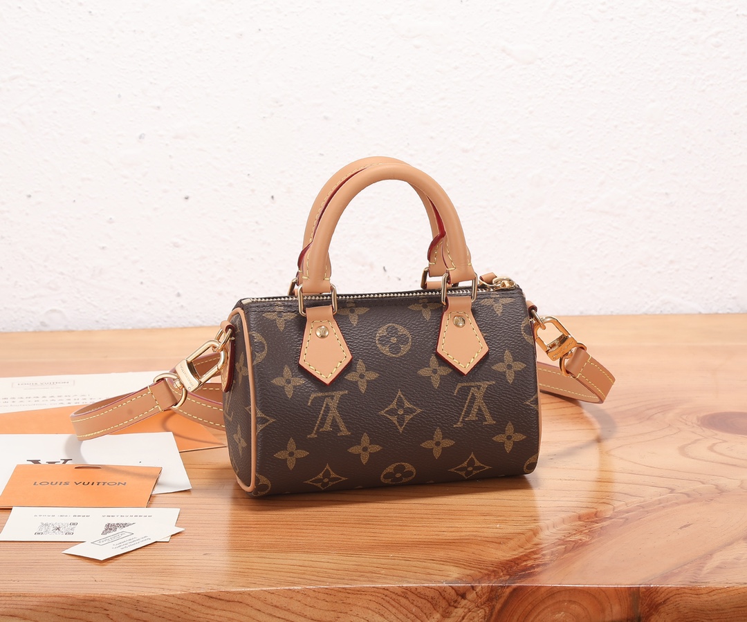 Louis Vuitton Nano Speedy Handbag - Image 3