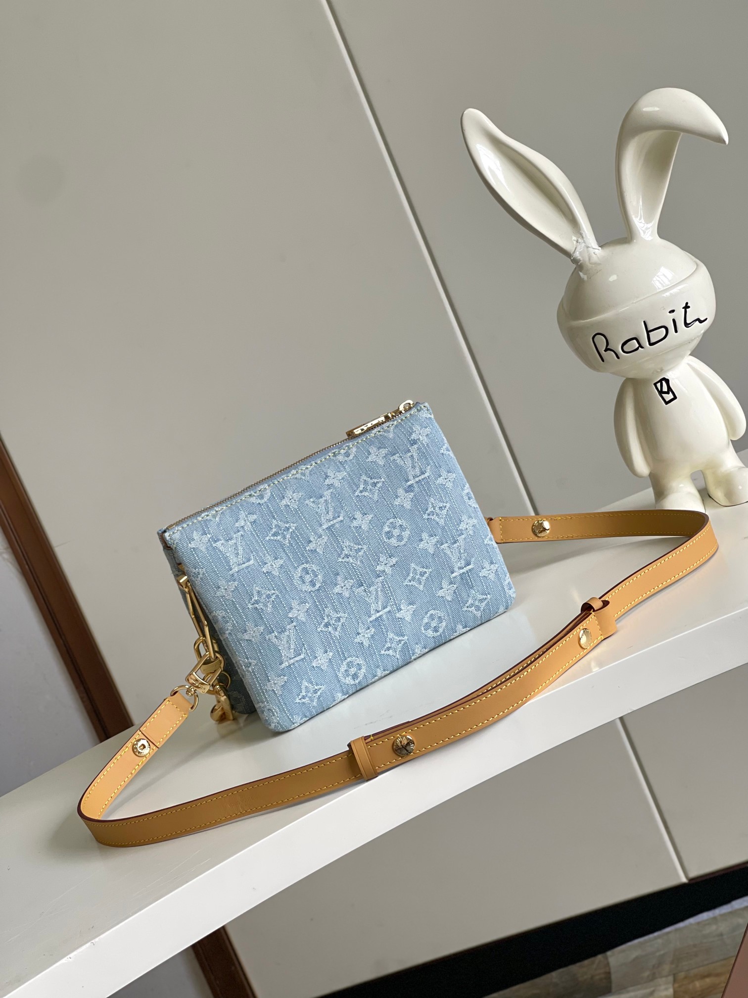 Louis Vuitton Nano Speedy Denim Crossbody Bag M11401 - Image 3