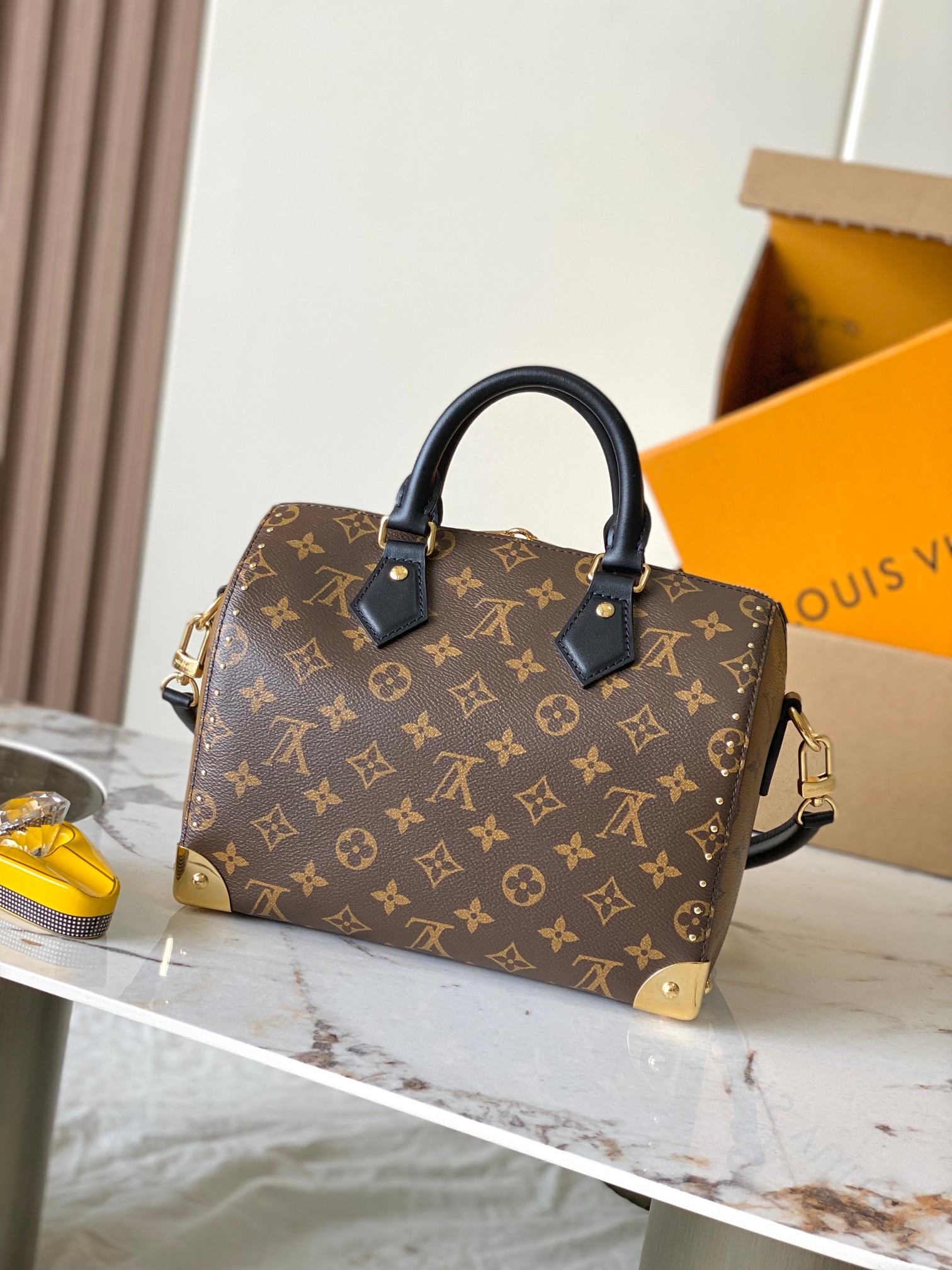 Louis Vuitton Speedy Trunk 25 Handbag - Image 3