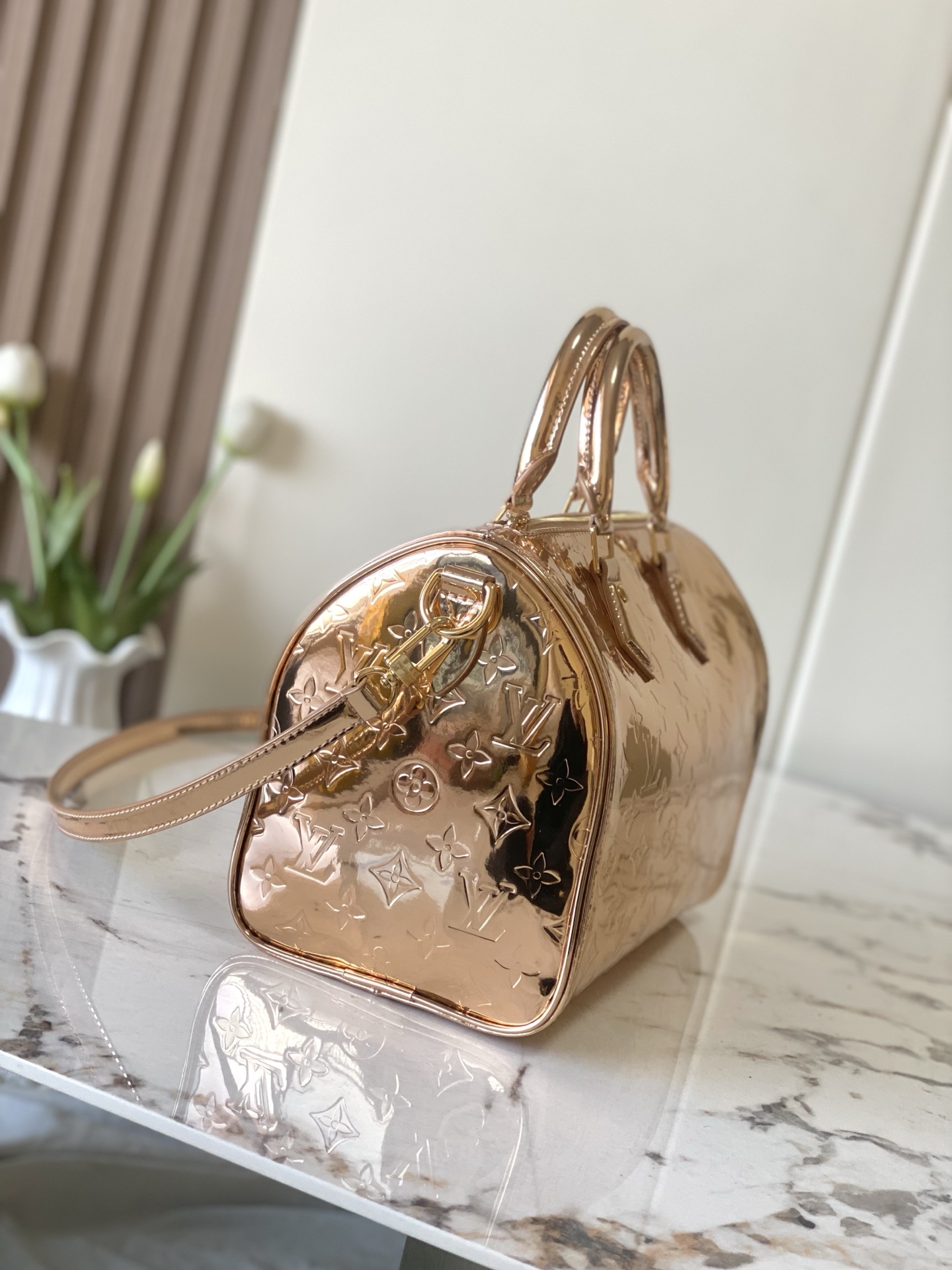 Speedy Bandoulière 25 Monogram Mirror Shoulder Bag - Image 3