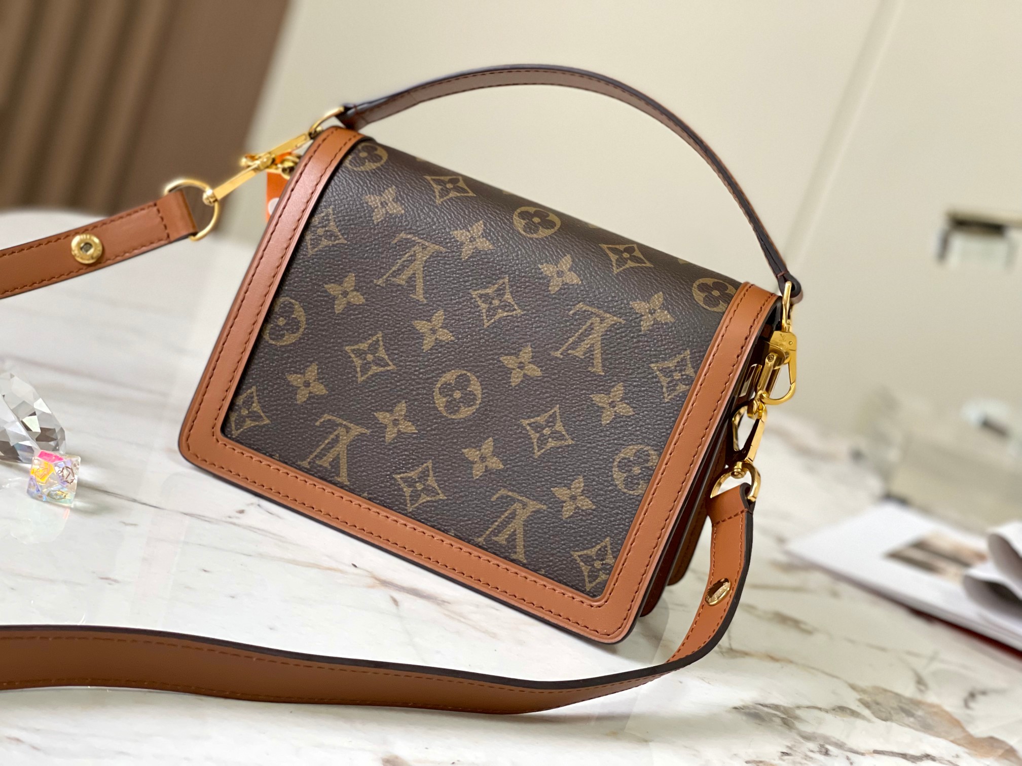 Louis Vuitton Dauphine Mini Crossbody Bag - Image 3