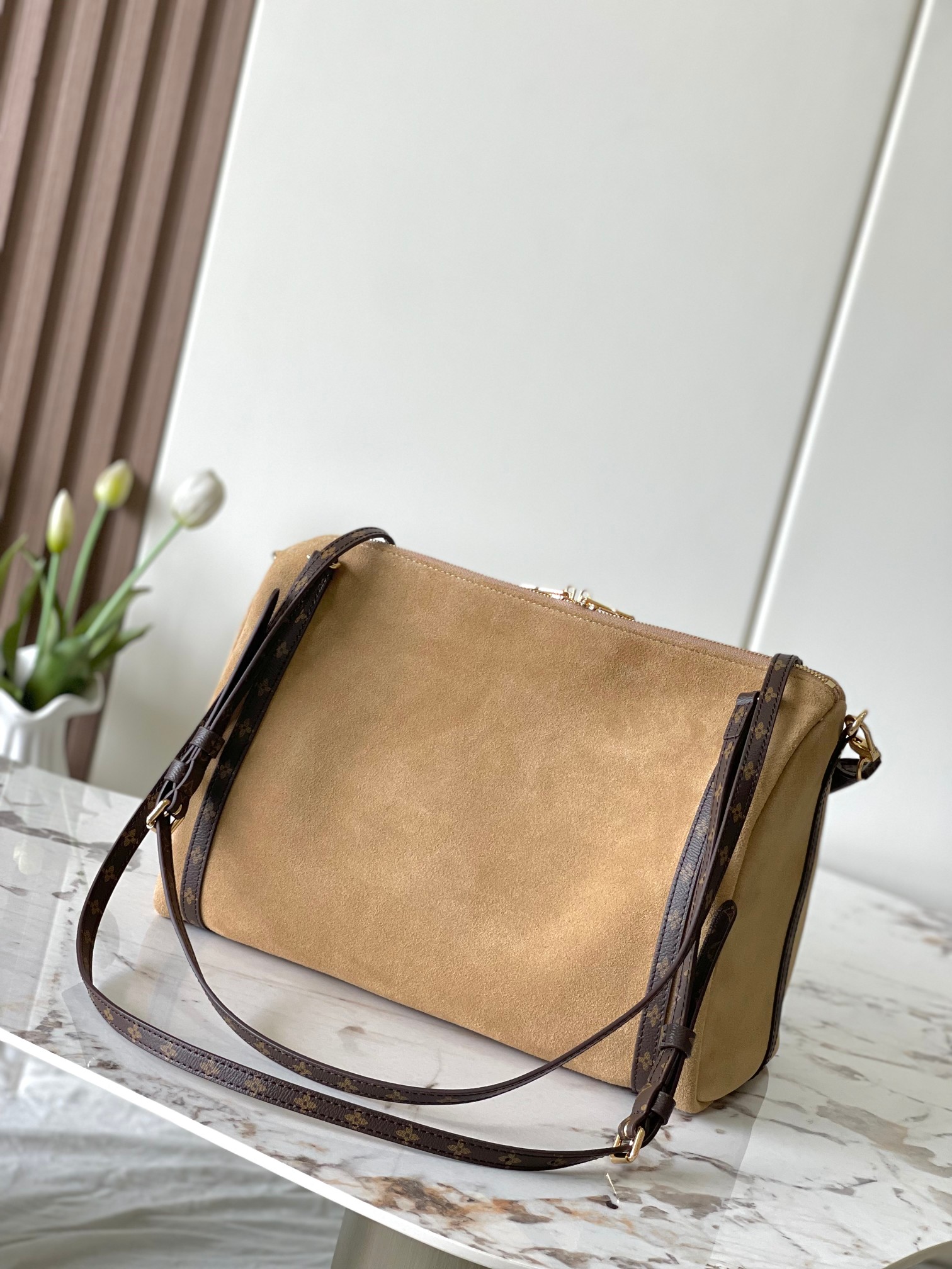 Louis Vuitton Express Medium Crossbody Bag in Apricot - Image 3