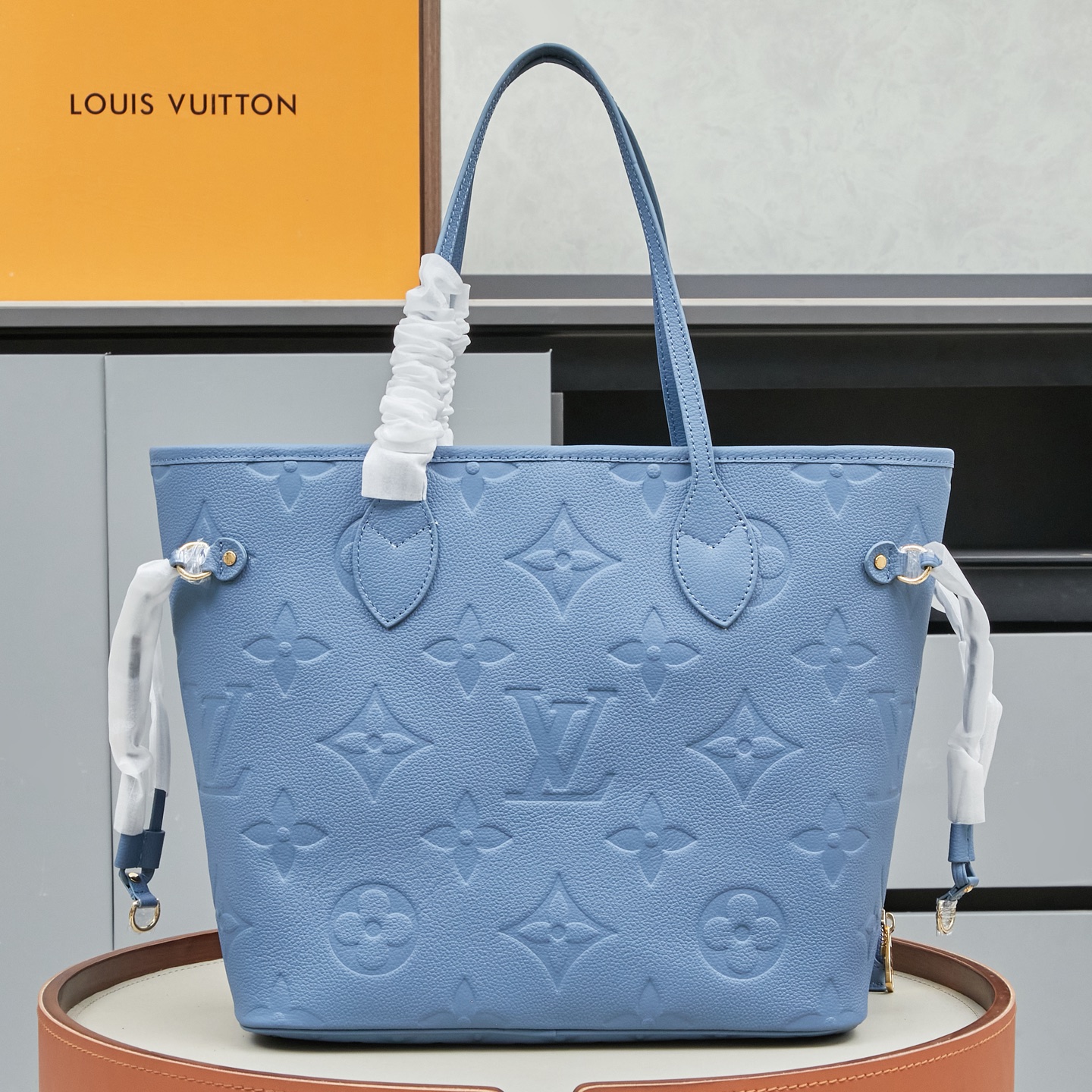 Louis Vuitton Neverfull MM Monogram Empreinte Tote Bag - Image 3