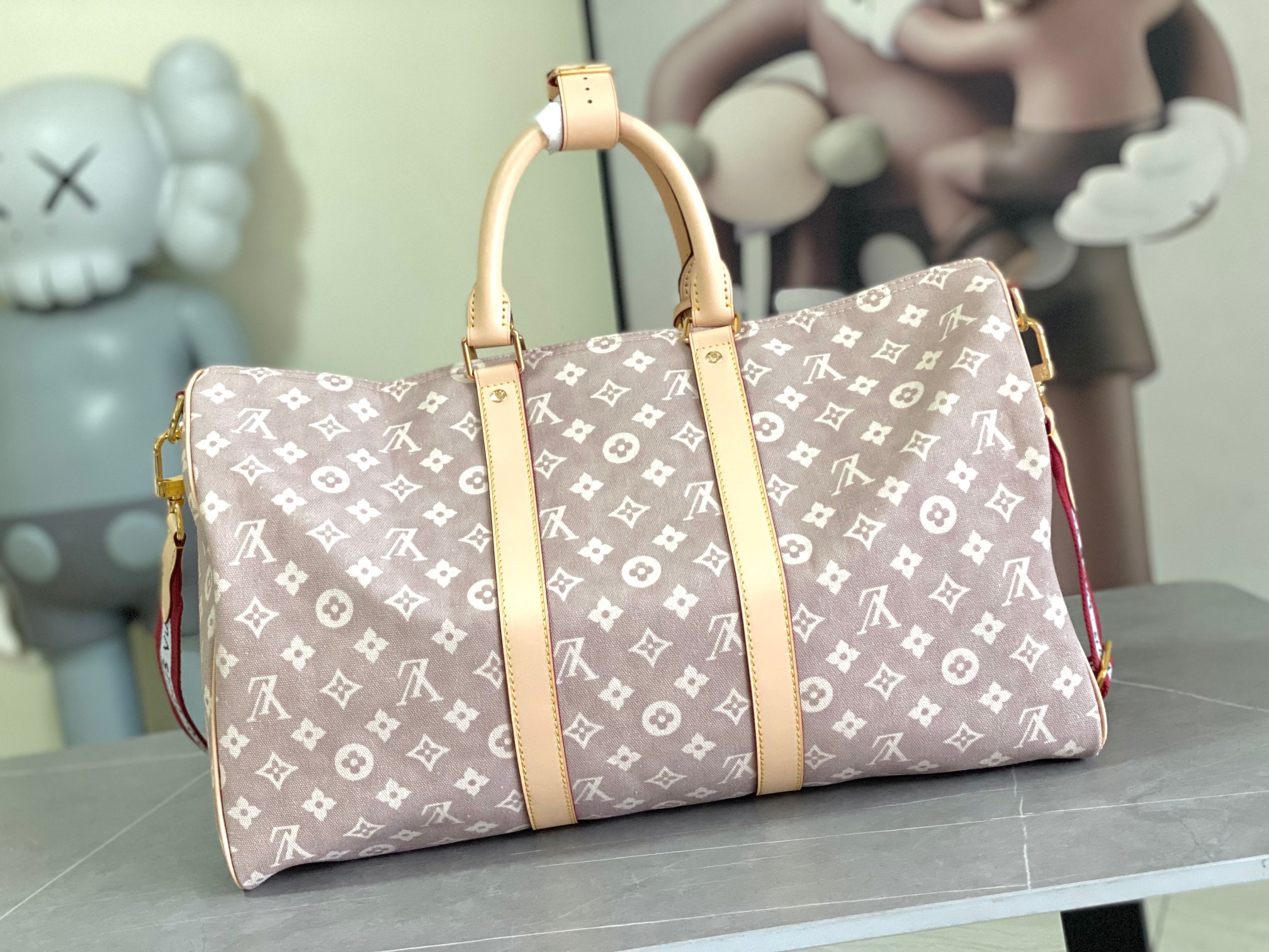 Louis Vuitton Keepall Bandoulière 45 Travel Bag - Image 3