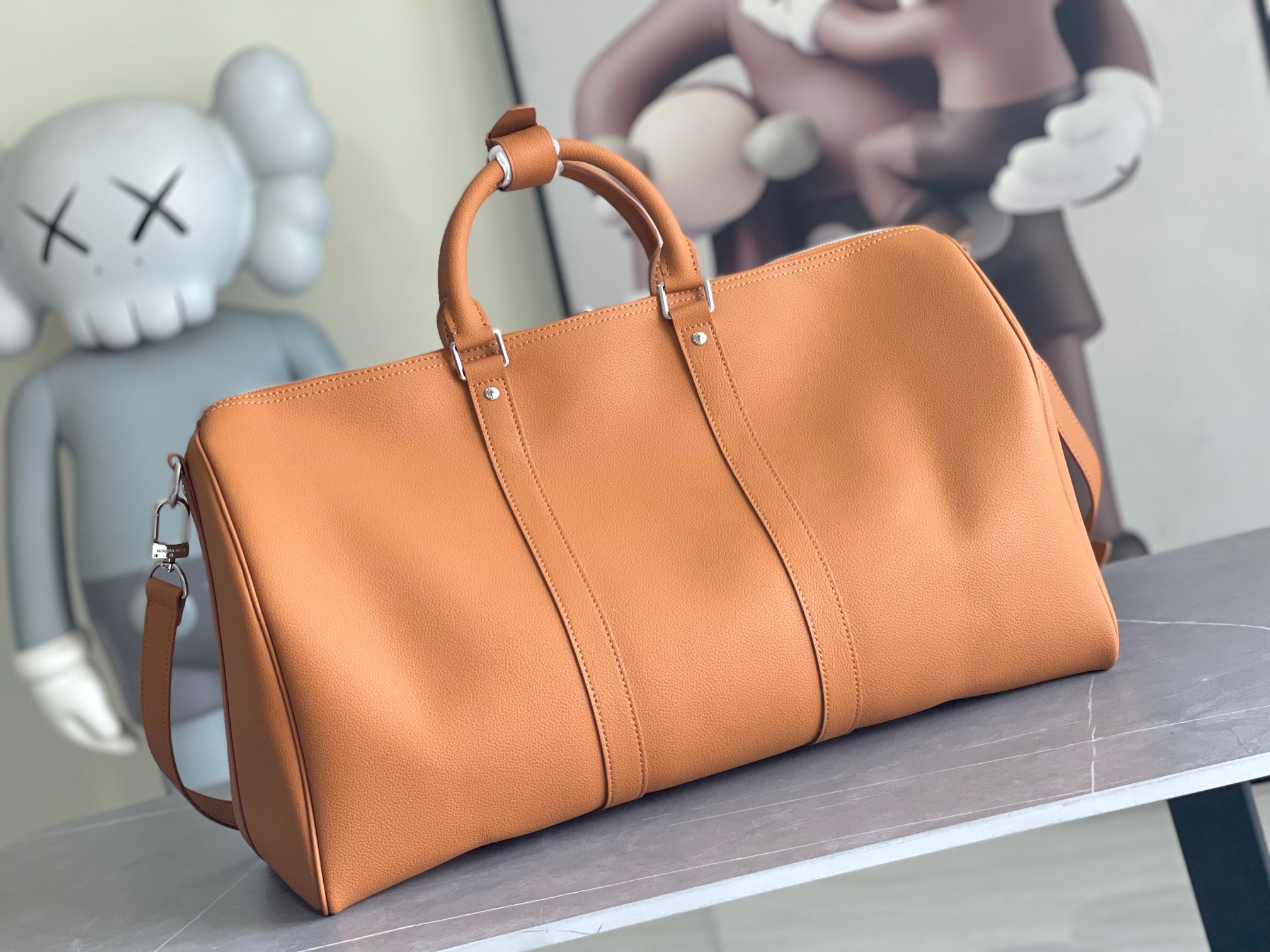 Louis Vuitton Keepall Bandoulière 50 Travel Bag - Image 3