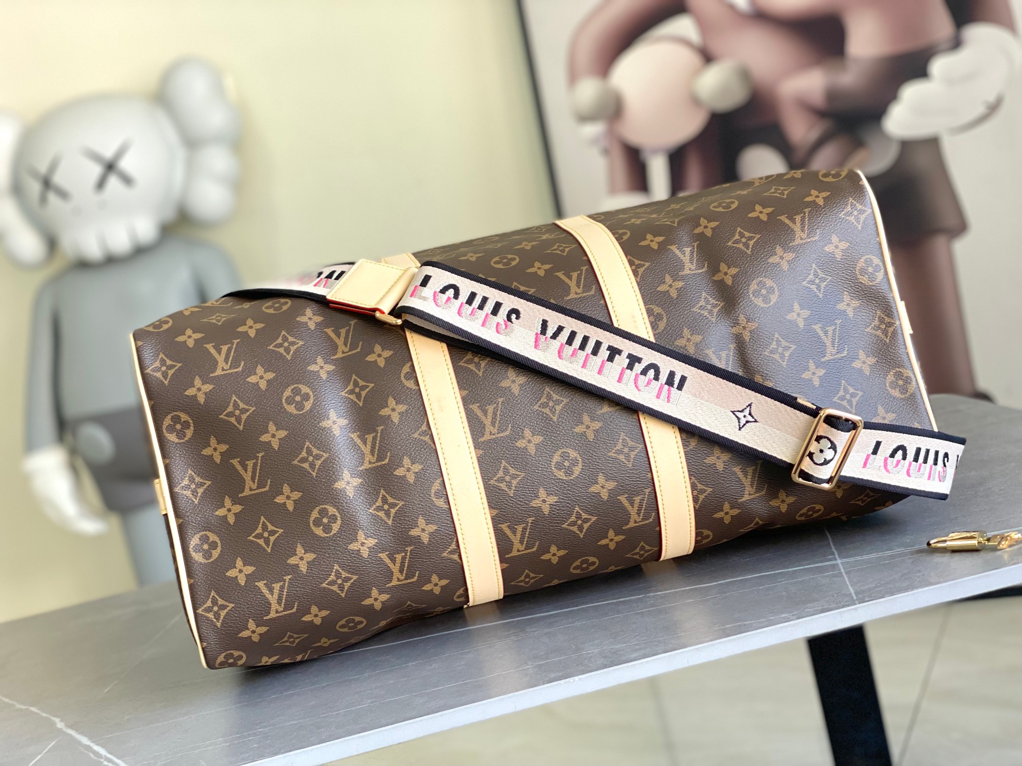 Louis Vuitton Keepall Monogram Travel Bag - Image 3