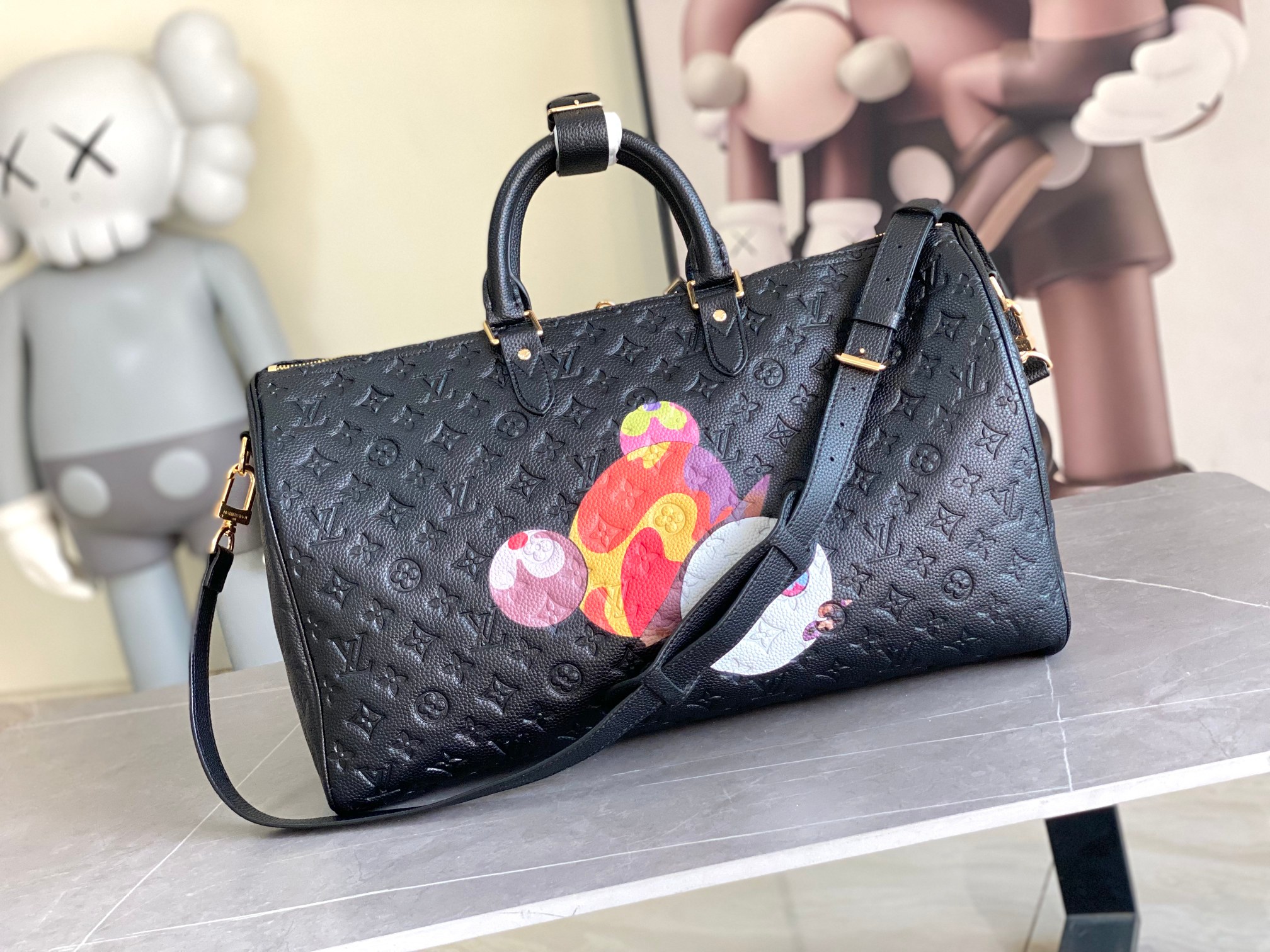 Louis Vuitton Keepall Bandoulière 45 Travel Bag - Image 3
