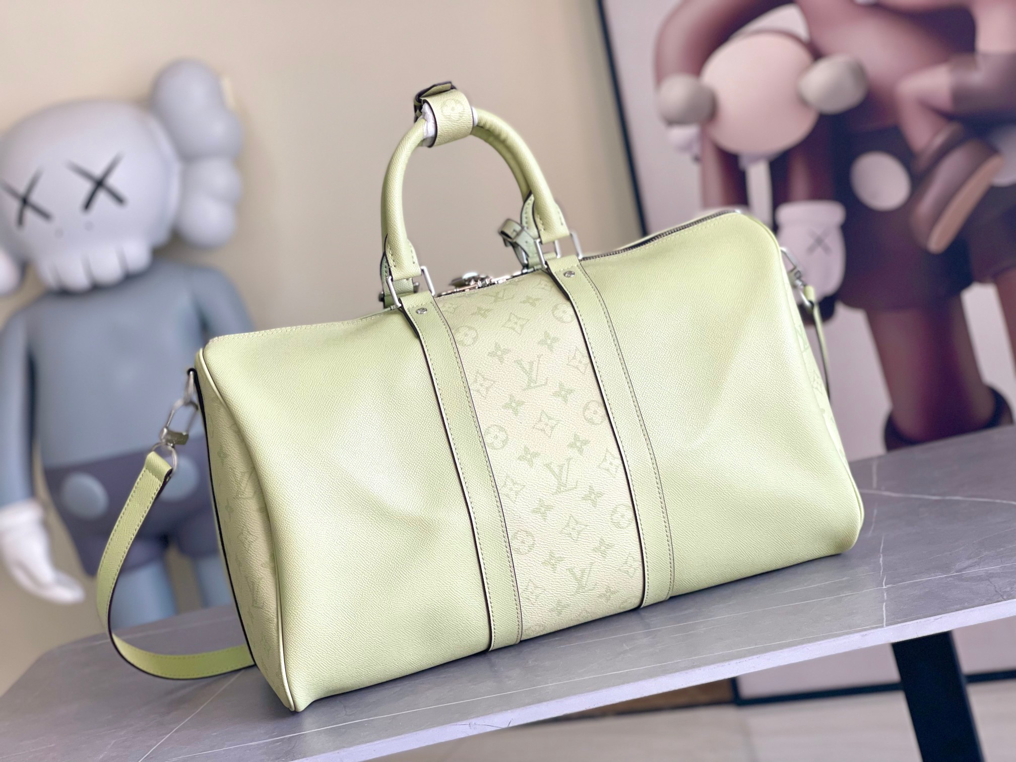 Louis Vuitton Keepall 45 Classic Monogram Travel Bag - Image 3