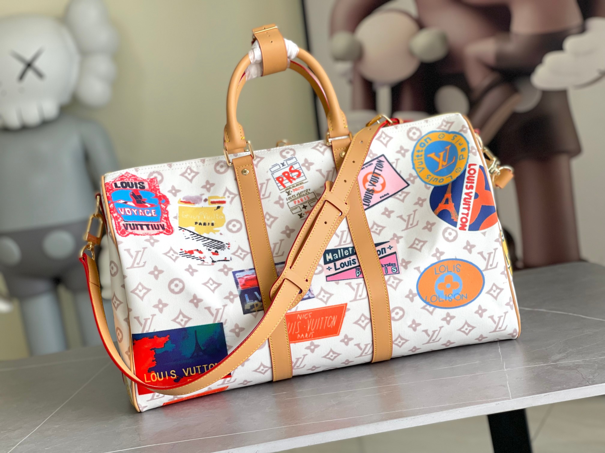 Louis Vuitton Keepall 45 Travel Bag - Image 3