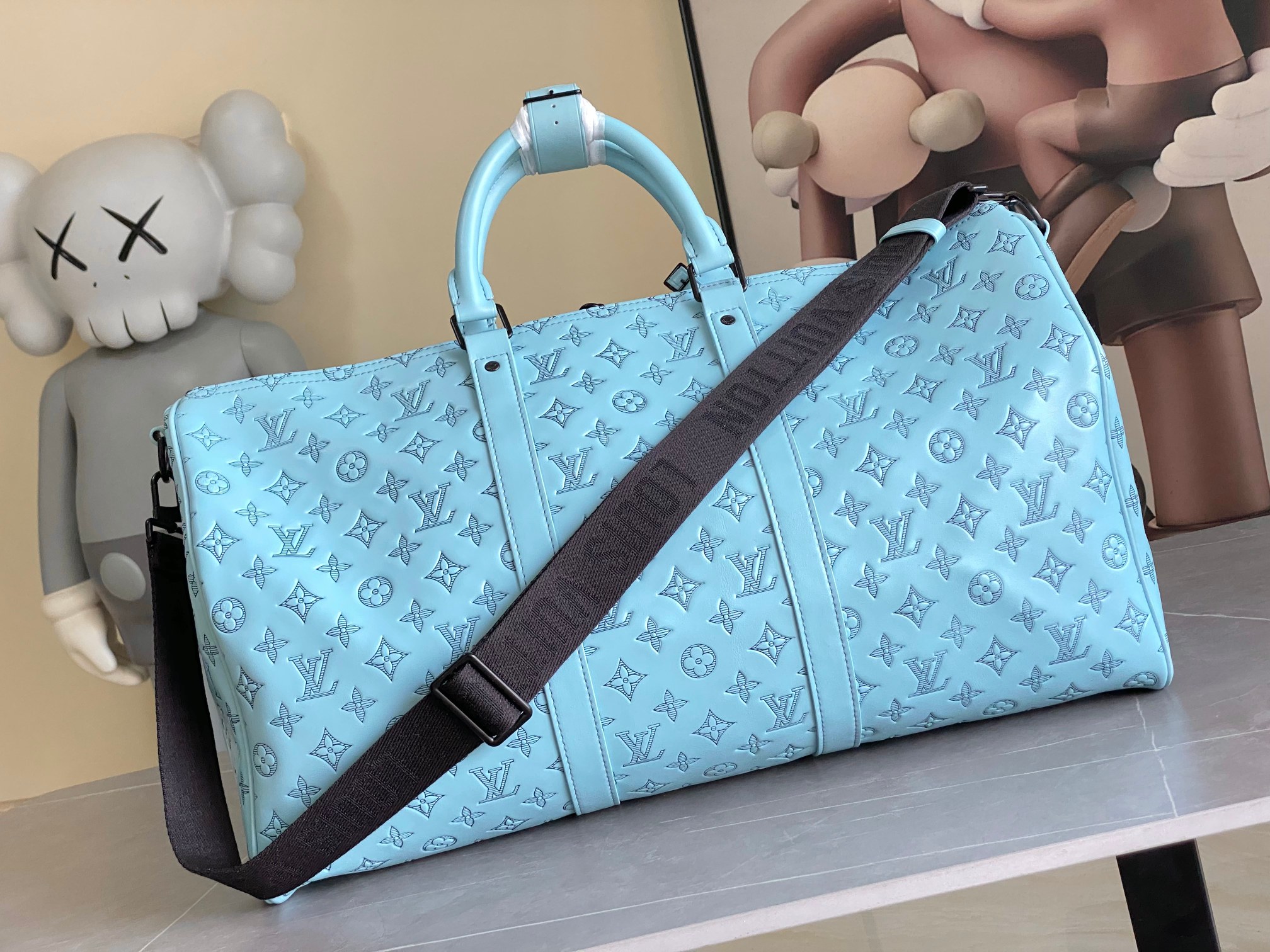 Louis Vuitton Keepall Bandoulière 50 Travel Bag - Image 3