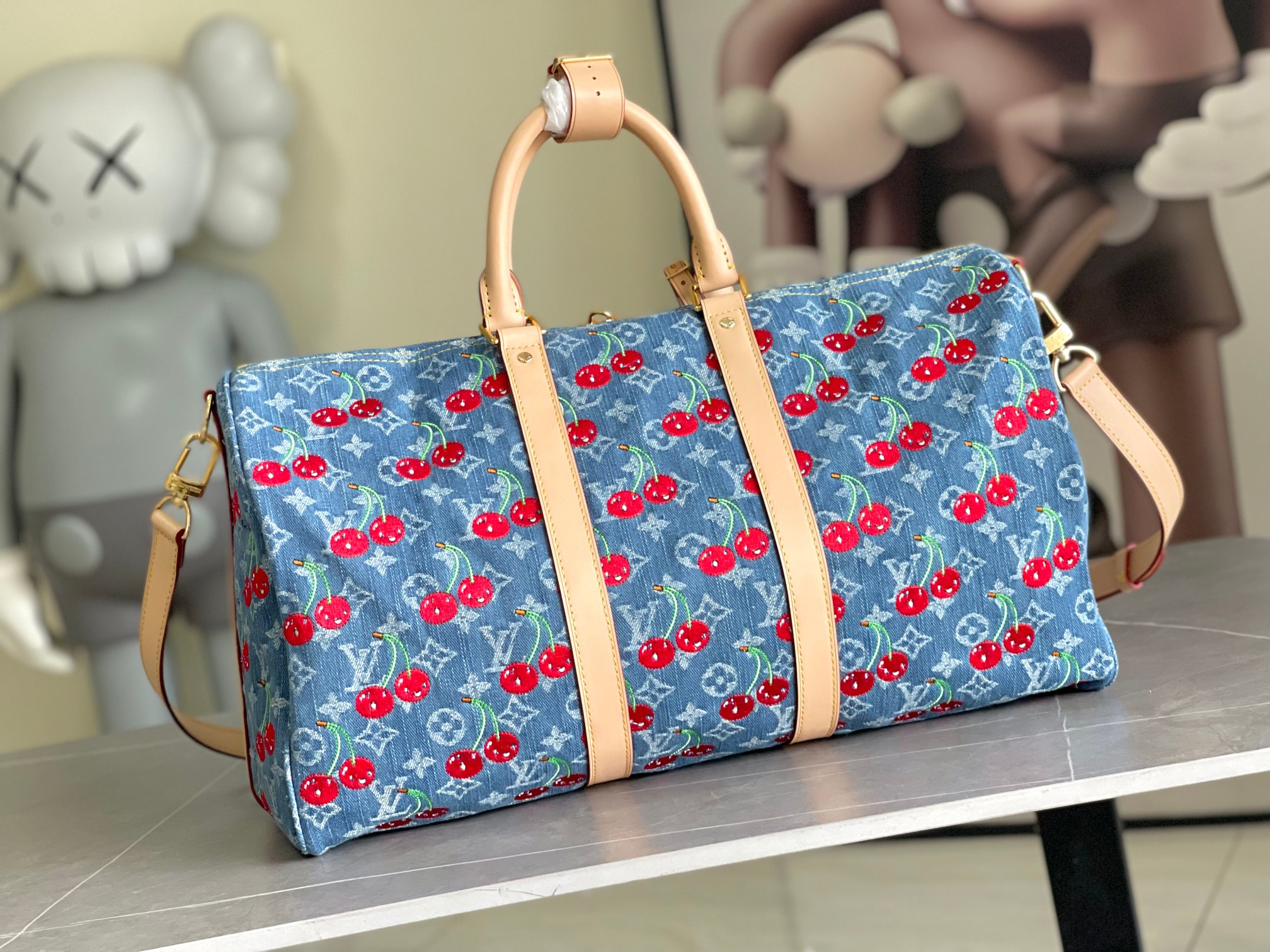 Louis Vuitton Keepall Bandoulière 45 Travel Bag - Image 3