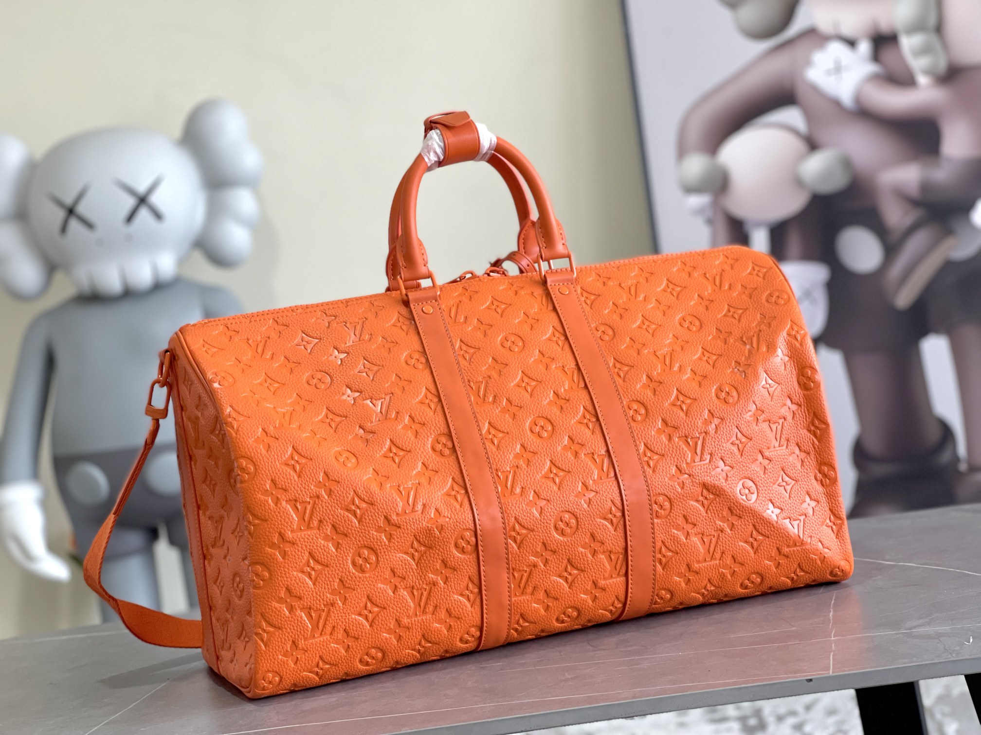 Keepall Bandoulière 50 Travel Bag - Monogram Shadow - Image 3