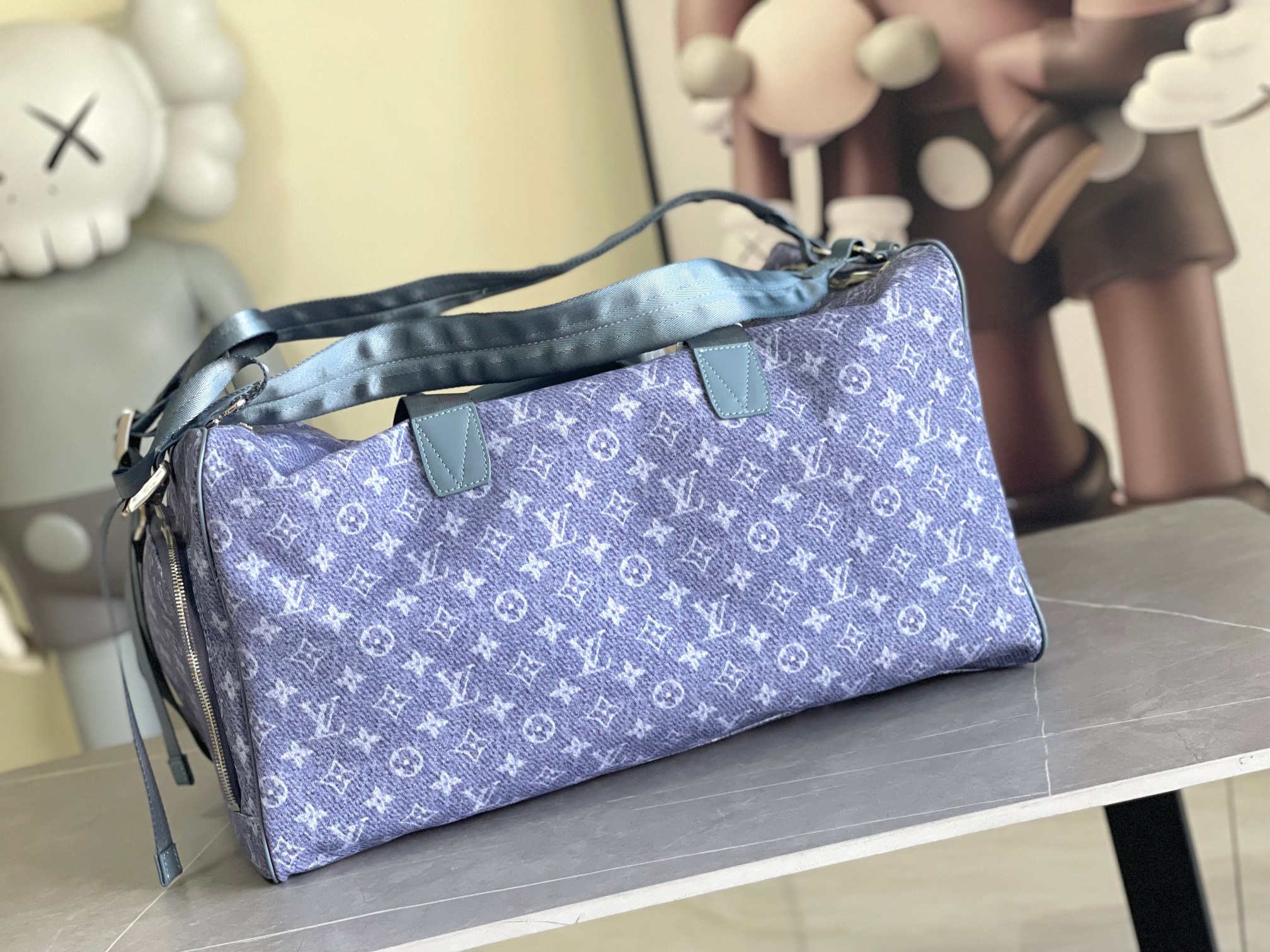 Louis Vuitton Keepall Bandoulière 50 Travel Bag - Image 3