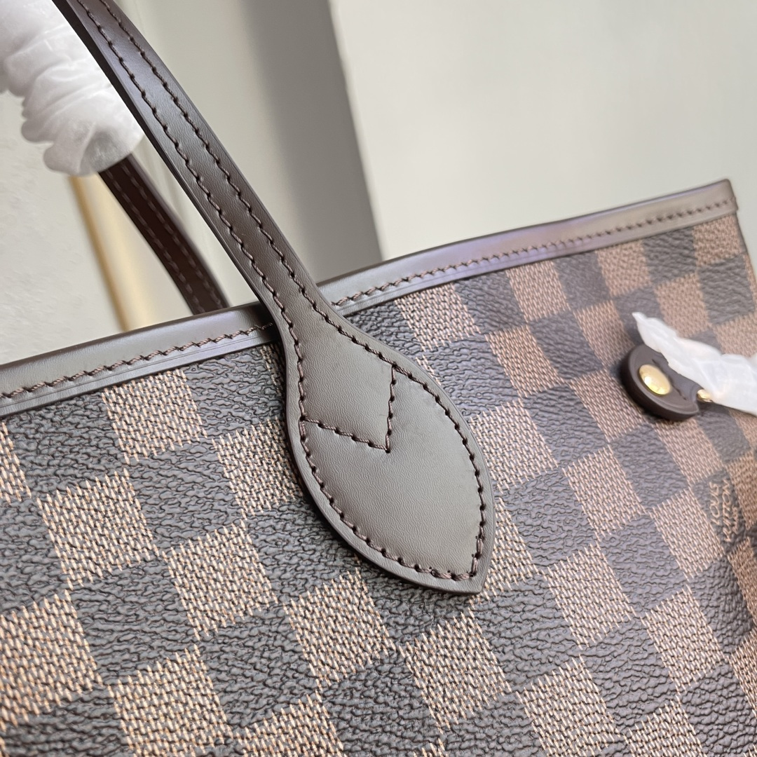 Louis Vuitton Neverfull MM Tote Bag M41603 - Damier Ebene - Image 3