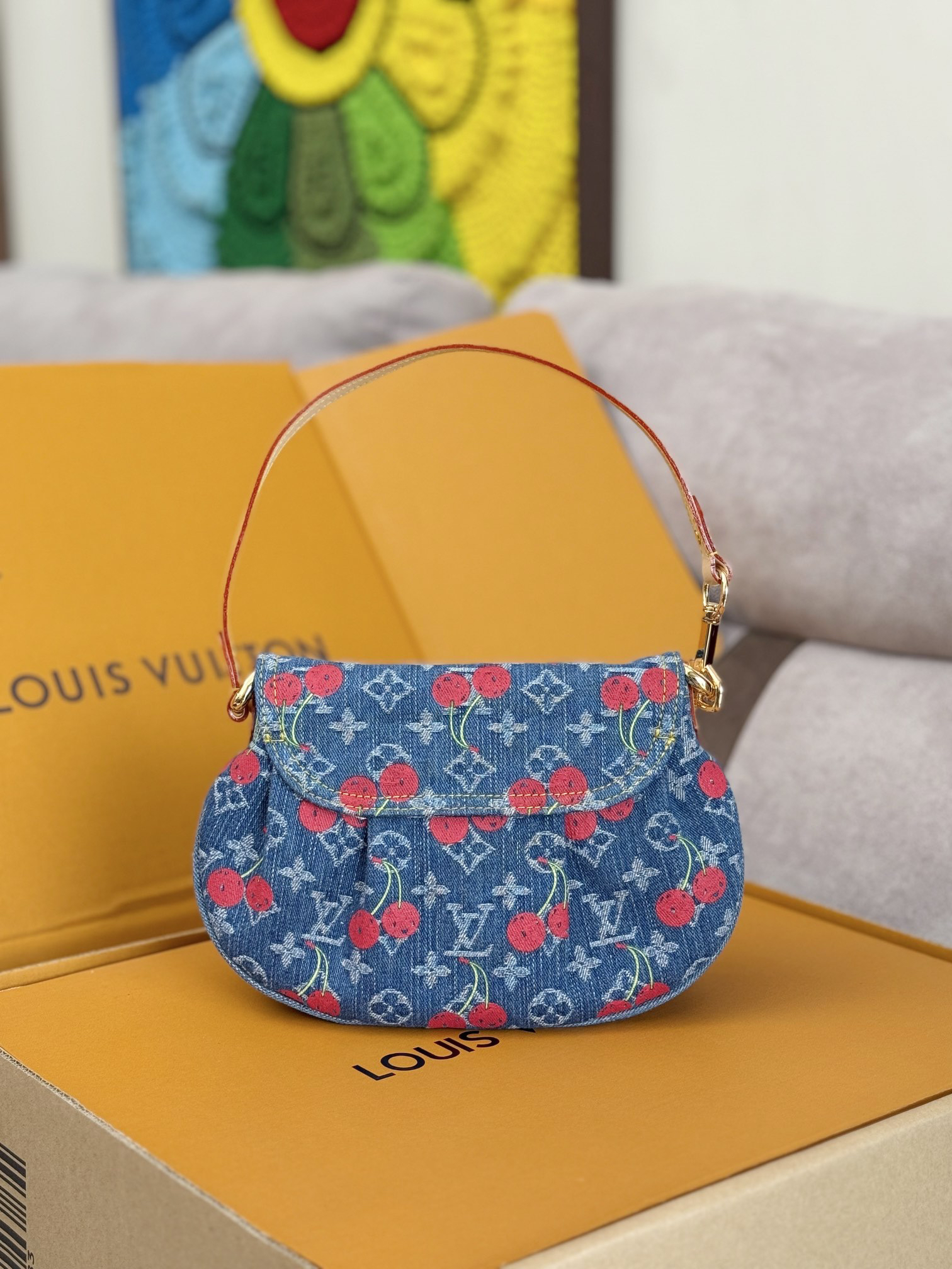 Louis Vuitton Monogram Cherry Sunset Shoulder Bag - Image 3