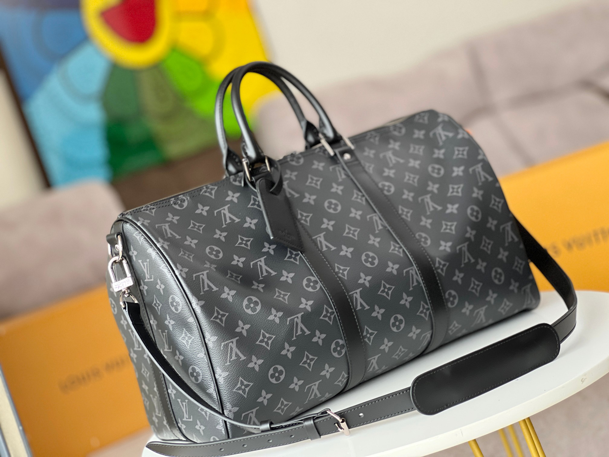Louis Vuitton Keepall 45 Travel Bag - Image 3