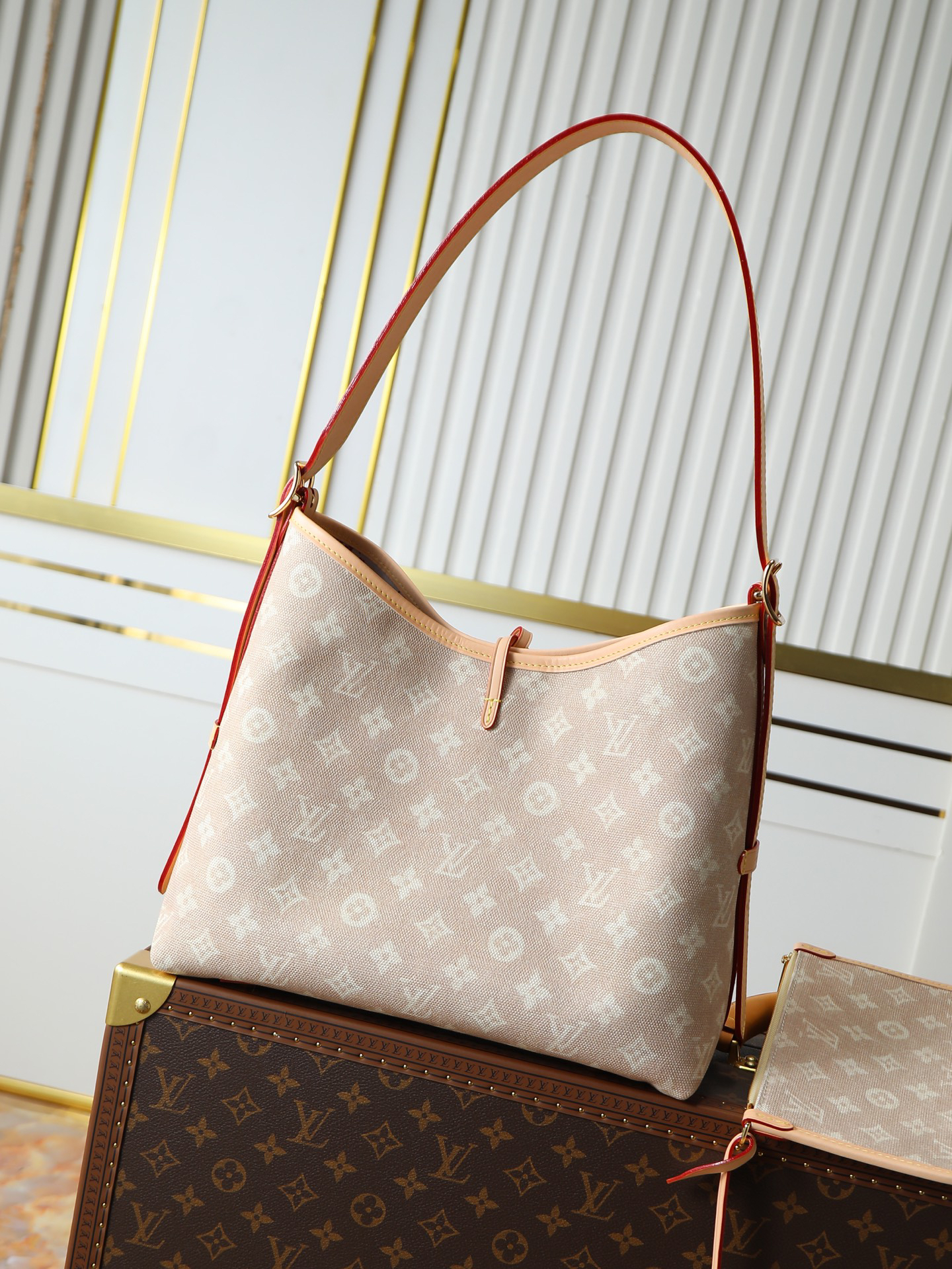 Louis Vuitton CarryAll Small Handbag in Monogram Empreinte Leather - Image 3