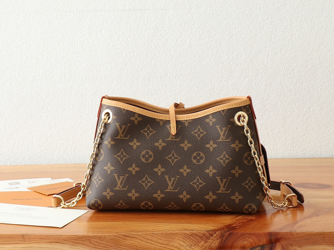 Louis Vuitton CarryAll BB Monogram Canvas Handbag - Image 3