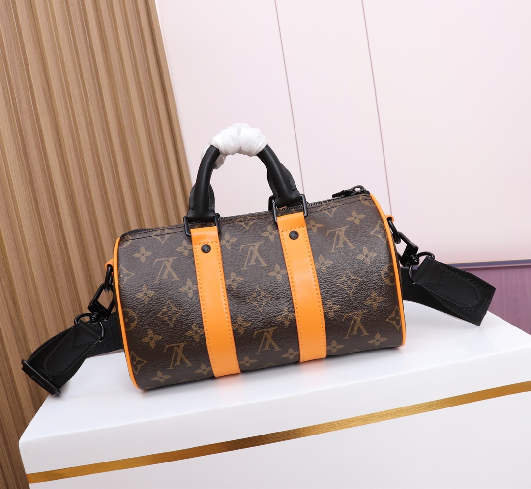 Louis Vuitton Keepall M46687 Monogram Taurillon Leather Travel Bag - Image 3