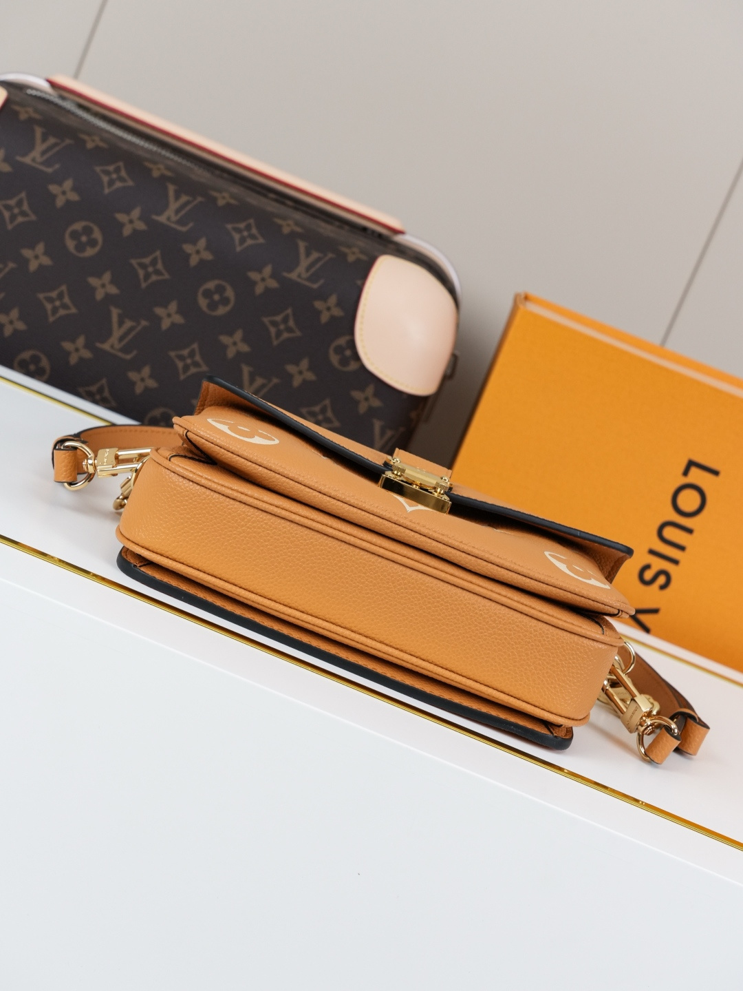 Louis Vuitton Pochette Métis East West Shoulder Bag in Monogram Empreinte Leather - Image 3