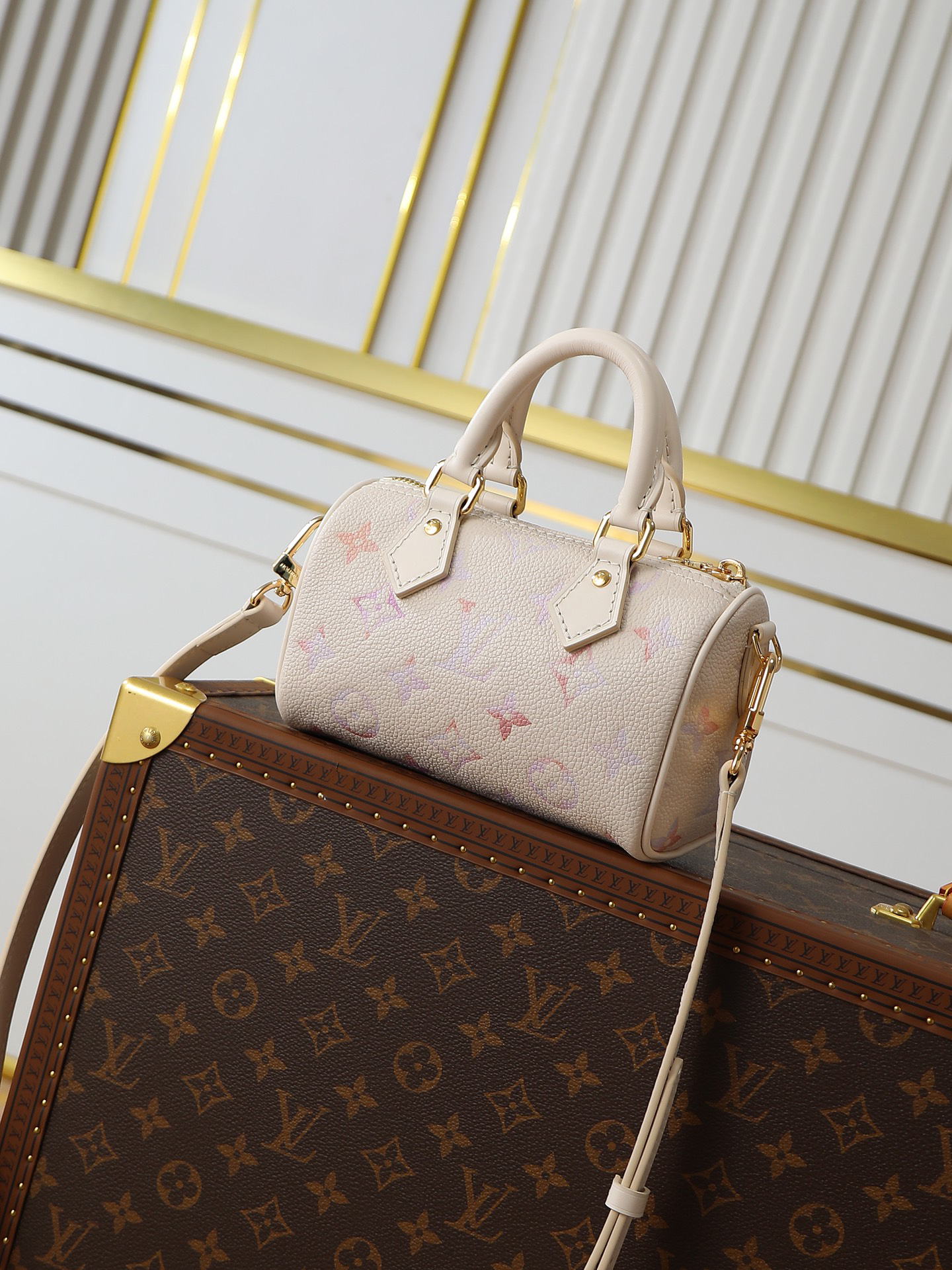 Louis Vuitton Nano Speedy Mini Gradient Pillow Bag - Image 3