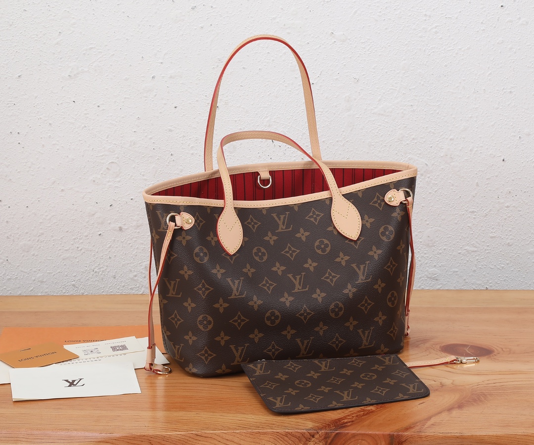 Louis Vuitton Neverfull Small Tote Bag in Damier Azur Canvas - Image 3