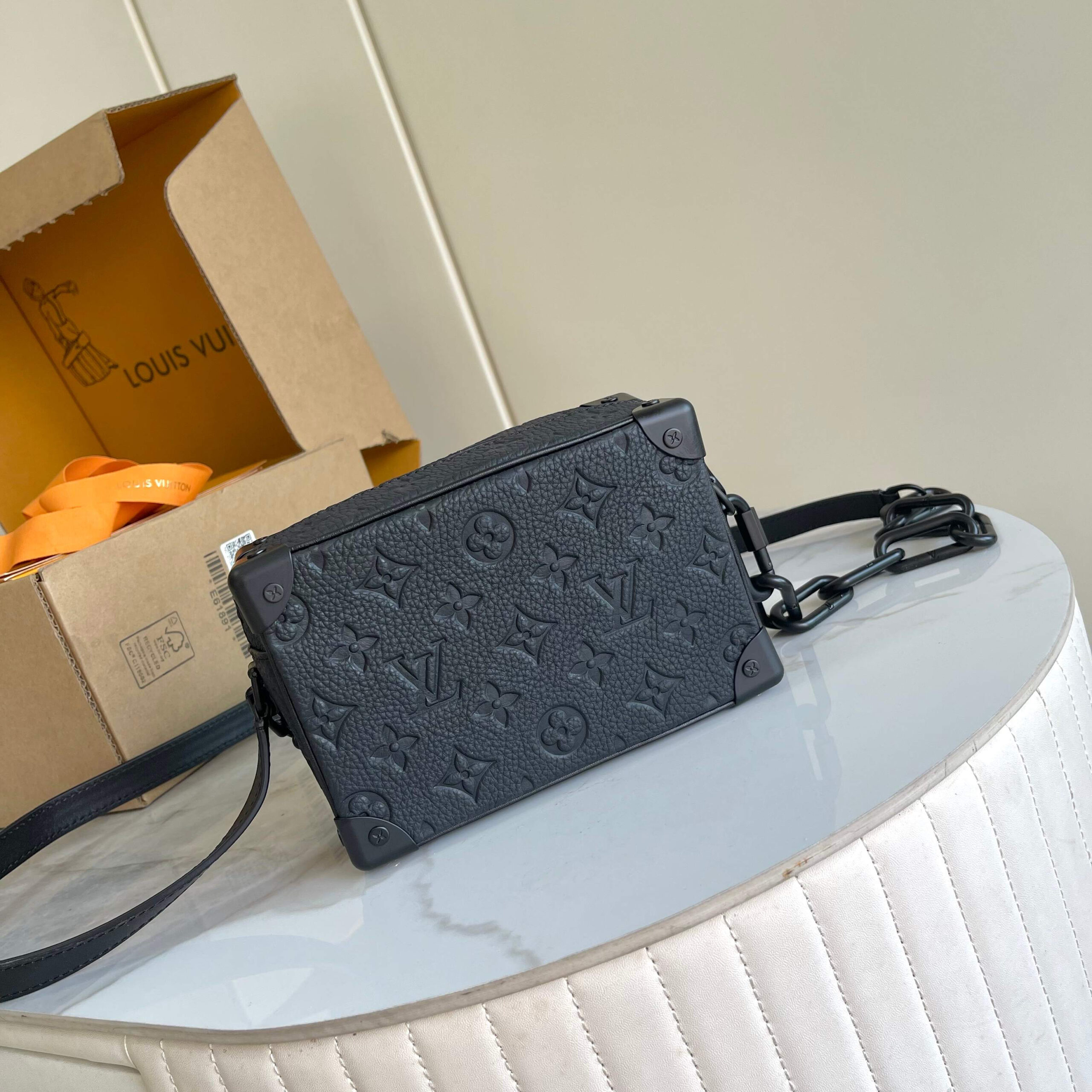 Louis Vuitton Soft Trunk Mini Crossbody Bag in Taurillon Leather - Image 3