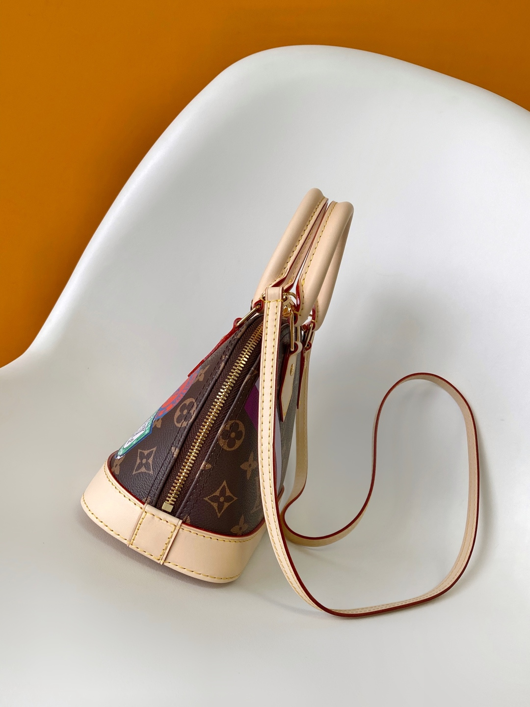 Louis Vuitton Alma BB Monogram Canvas Handbag M01917 - Image 3