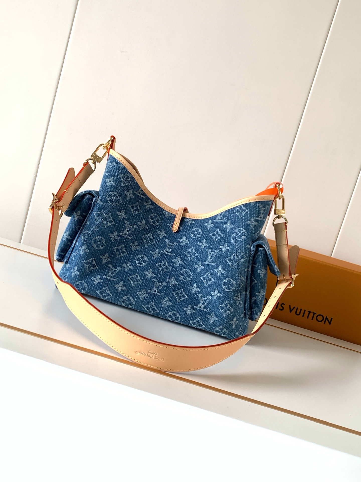 Carryall Cargo Small Denim Handbag - Image 3