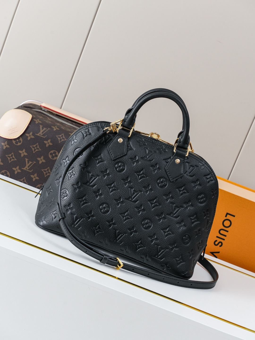 Louis Vuitton Alma PM Monogram Empreinte Handbag - Image 3